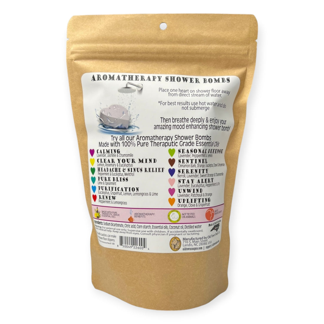 14 Pack Assorted Aromatherapy Shower Bombs