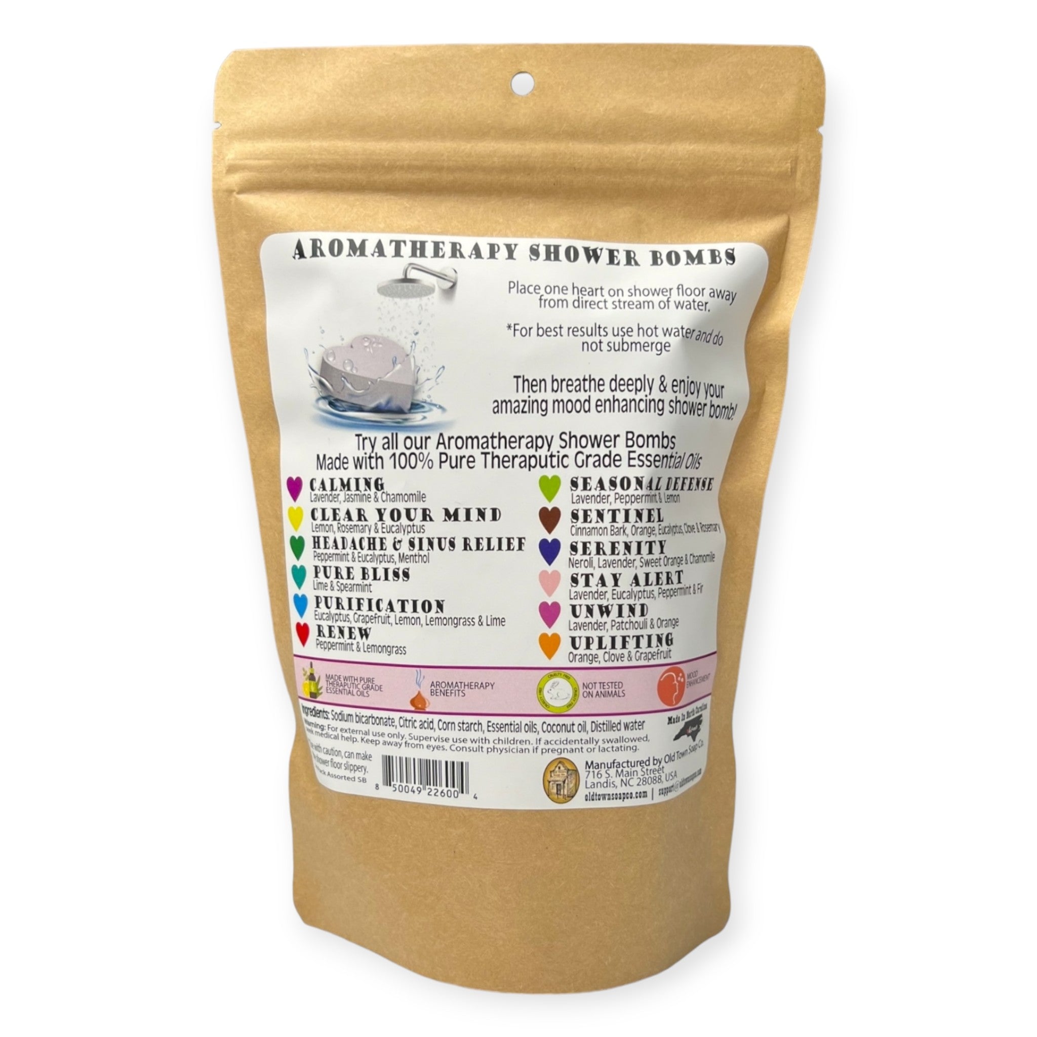 14 Pack Assorted Aromatherapy Shower Bombs