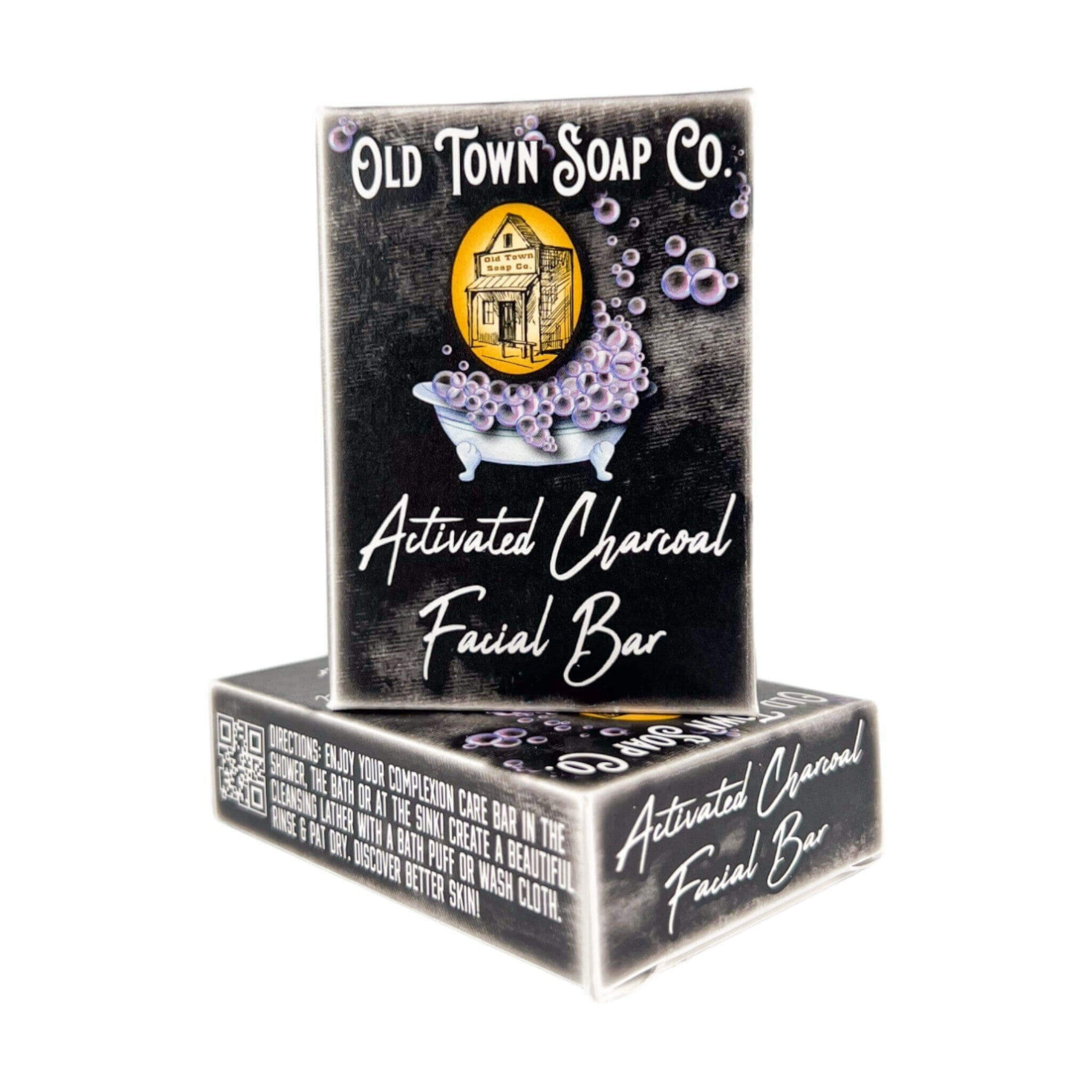 Activated Charcoal Facial Bar Set - Old Town Soap Co.