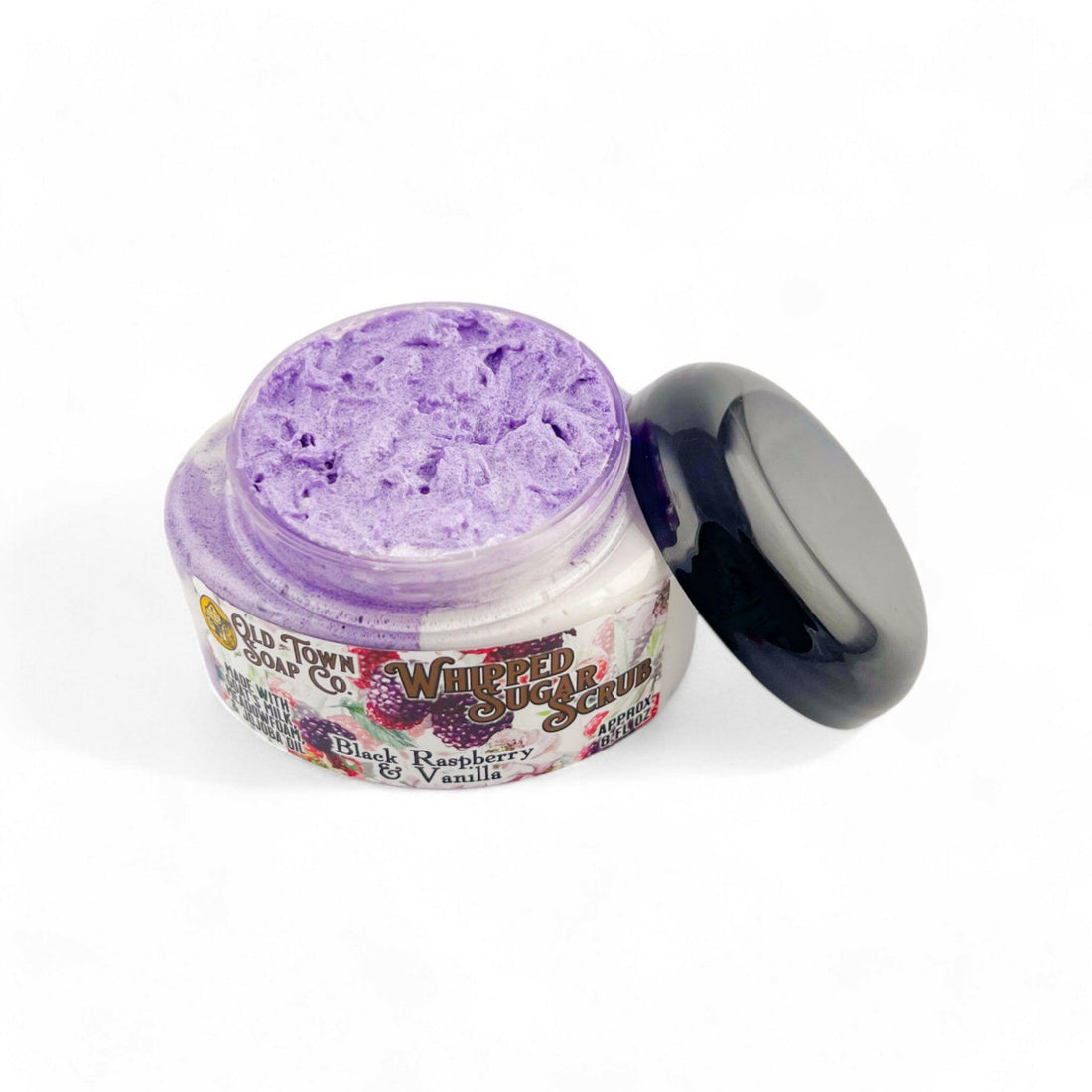 Black Raspberry & Vanilla Whipped Sugar Scrub Soap
