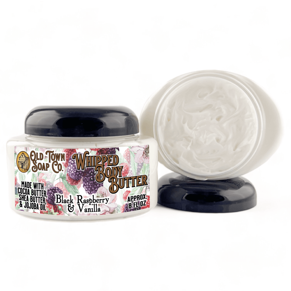Black Raspberry & Vanilla Whipped Body Butter - Old Town Soap Co.