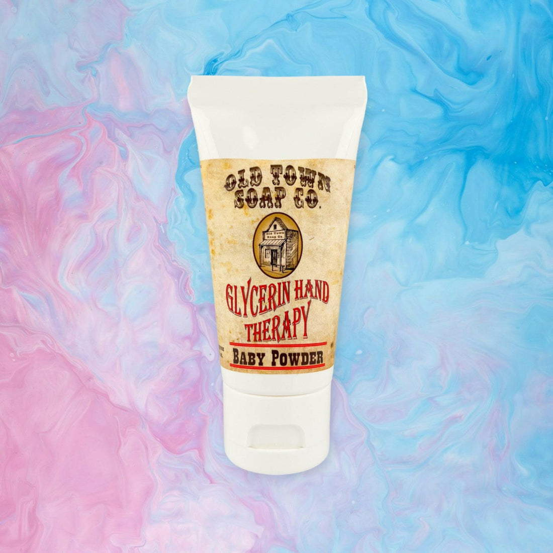 Baby Powder 2oz Glycerin Hand Therapy - Old Town Soap Co.