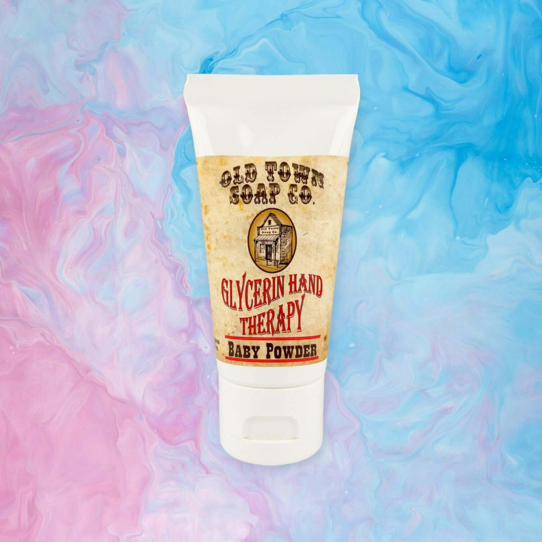 Baby Powder 2oz Glycerin Hand Therapy - Old Town Soap Co.