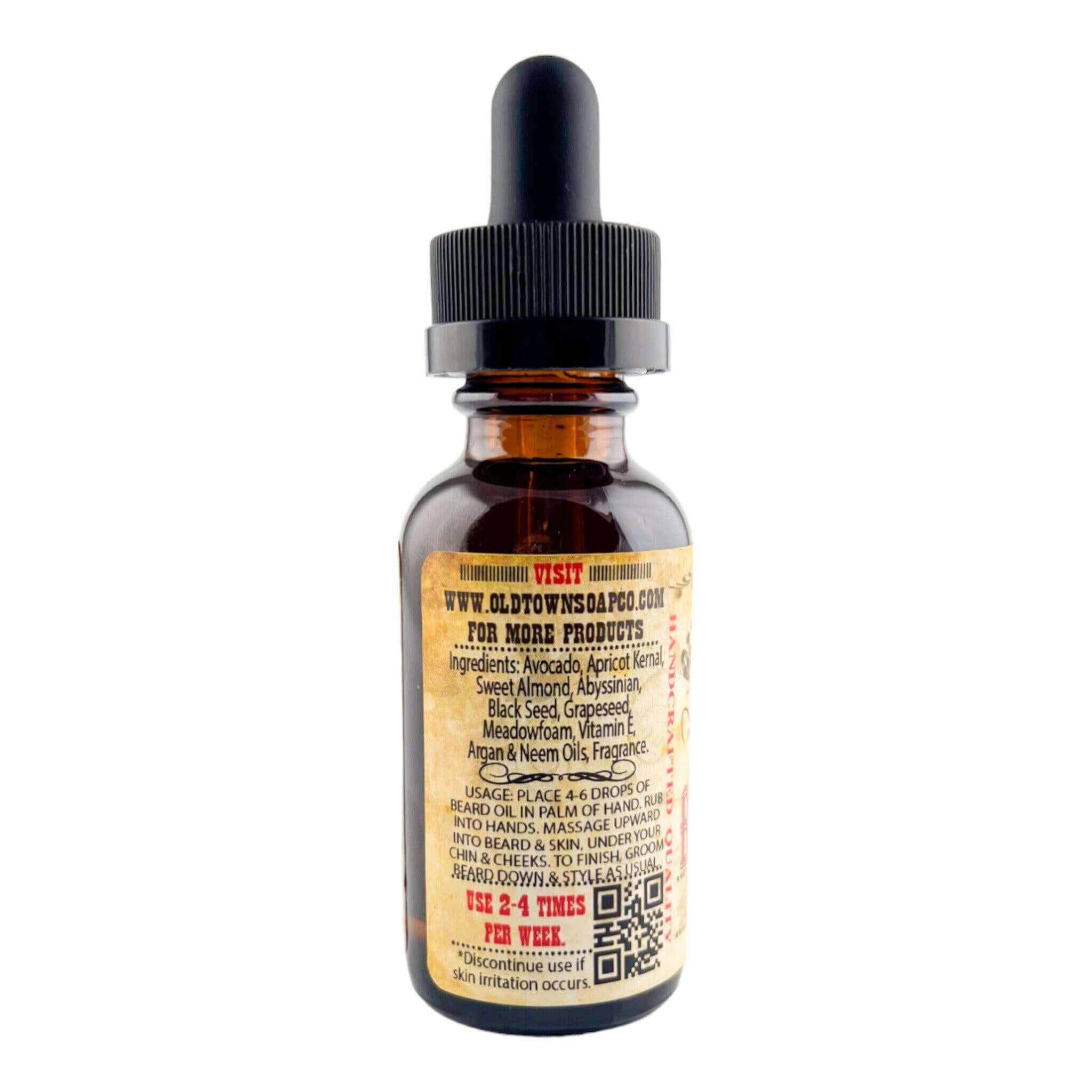 Caribbean Teakwood Beard Oil - Old Town Soap Co.