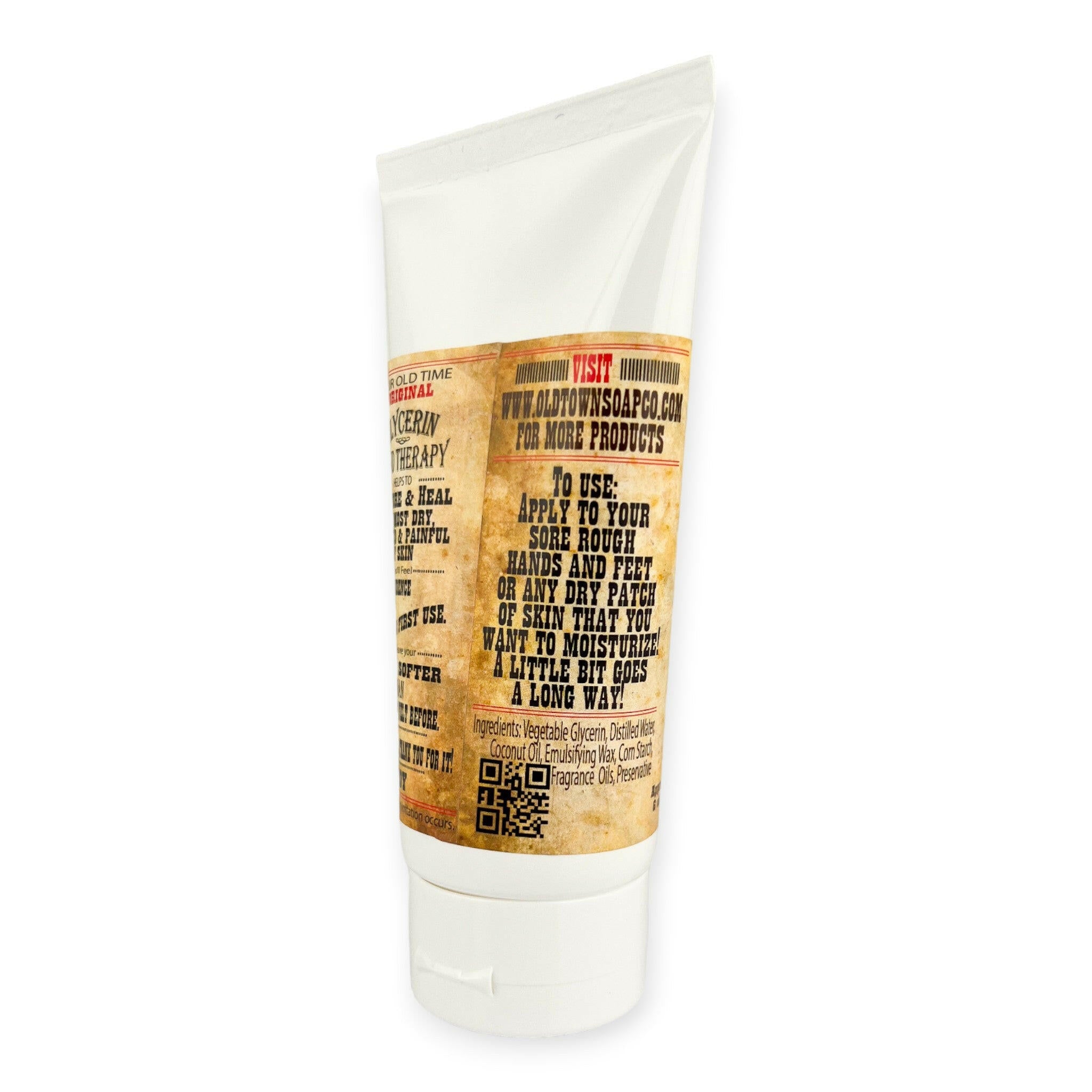 Unscented 6oz Glycerin Hand Therapy - Old Town Soap Co.