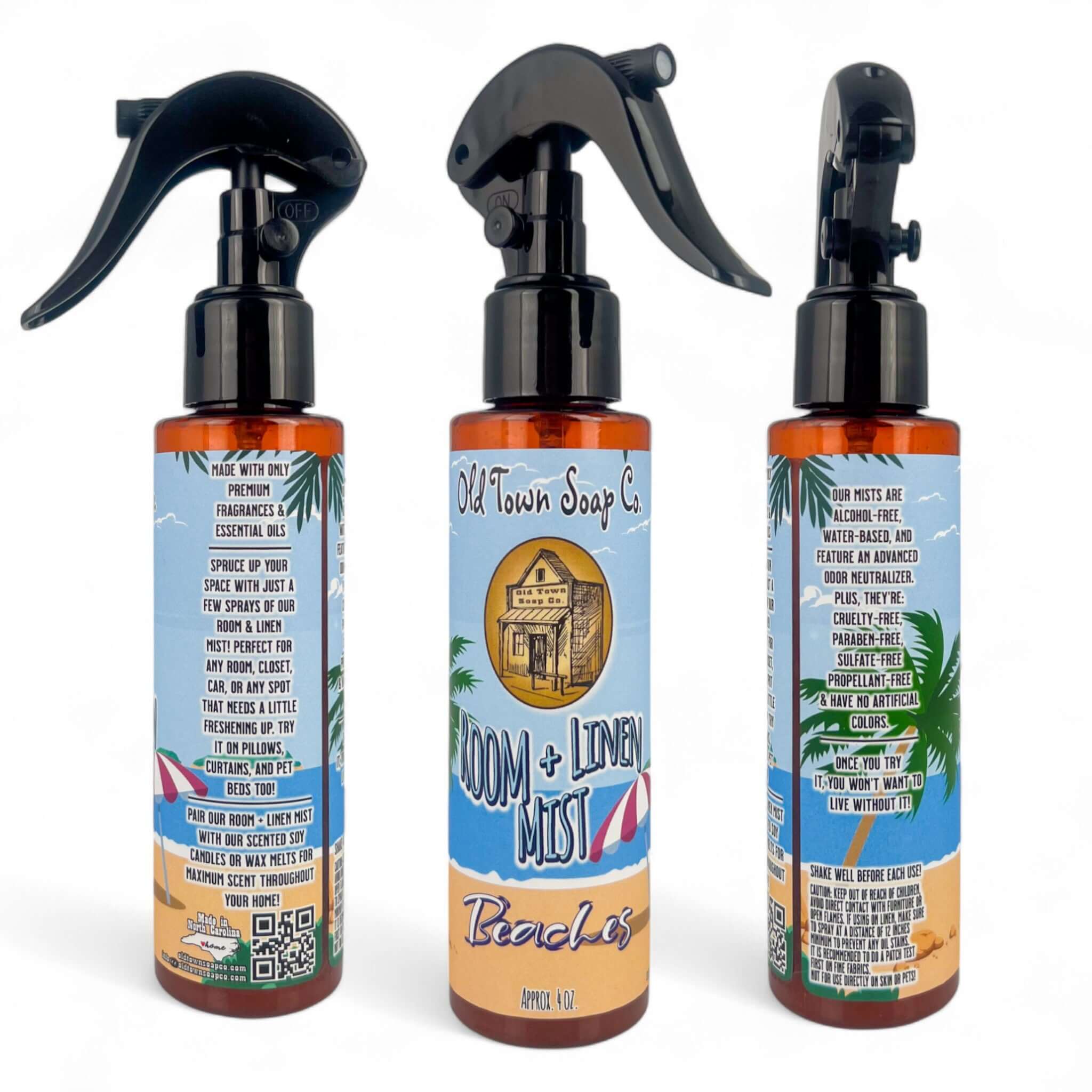 Beaches -Room+Linen Mist - Old Town Soap Co.
