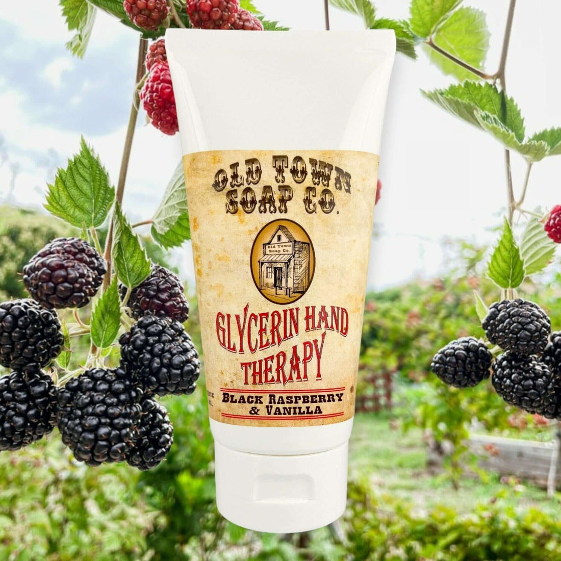 Black Raspberry & Vanilla 6oz Glycerin Hand Therapy - Old Town Soap Co.