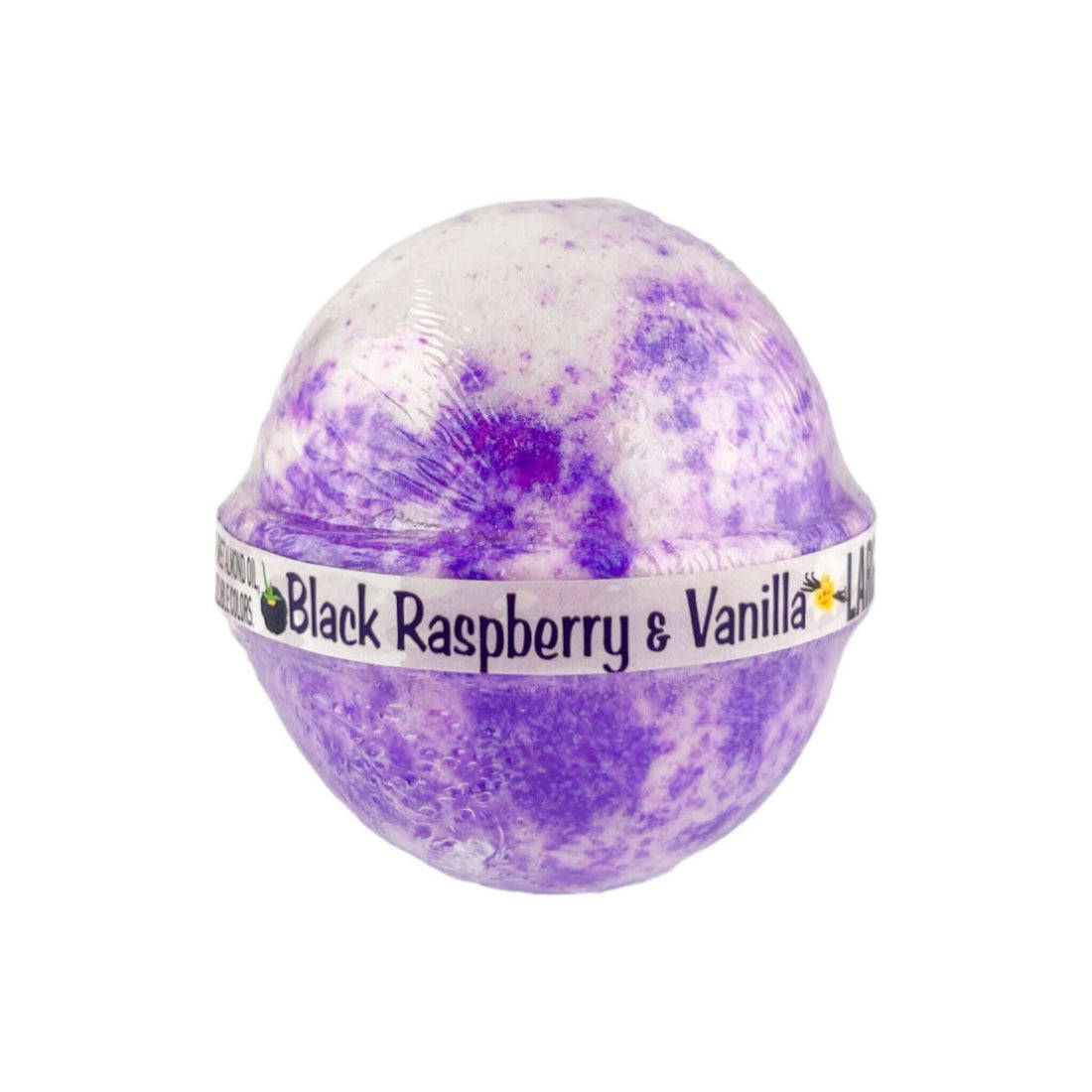 Black Raspberry & Vanilla Bath Bomb -Large - Old Town Soap Co.