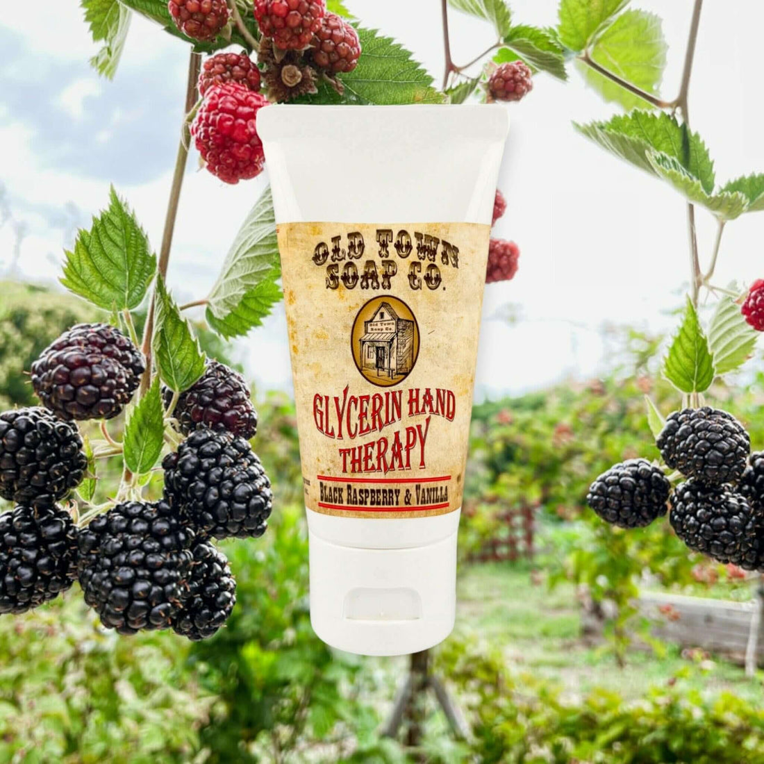 Black Raspberry & Vanilla 2oz Glycerin Hand Therapy - Old Town Soap Co.