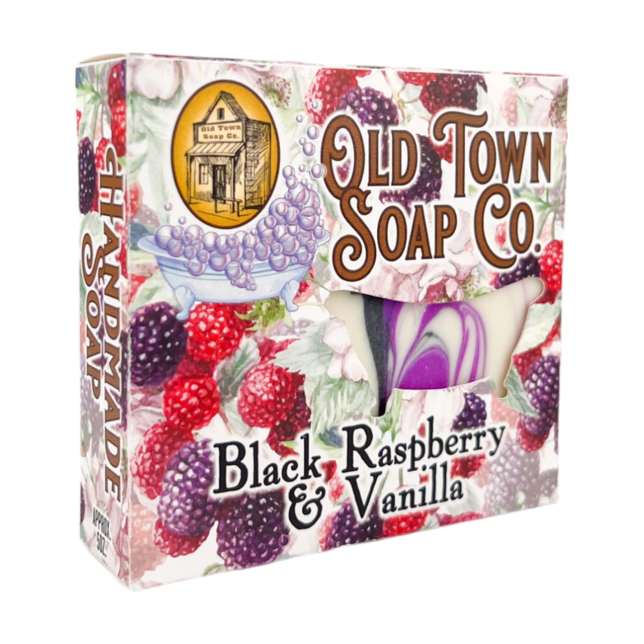Black Raspberry & Vanilla -Bar Soap - Old Town Soap Co.