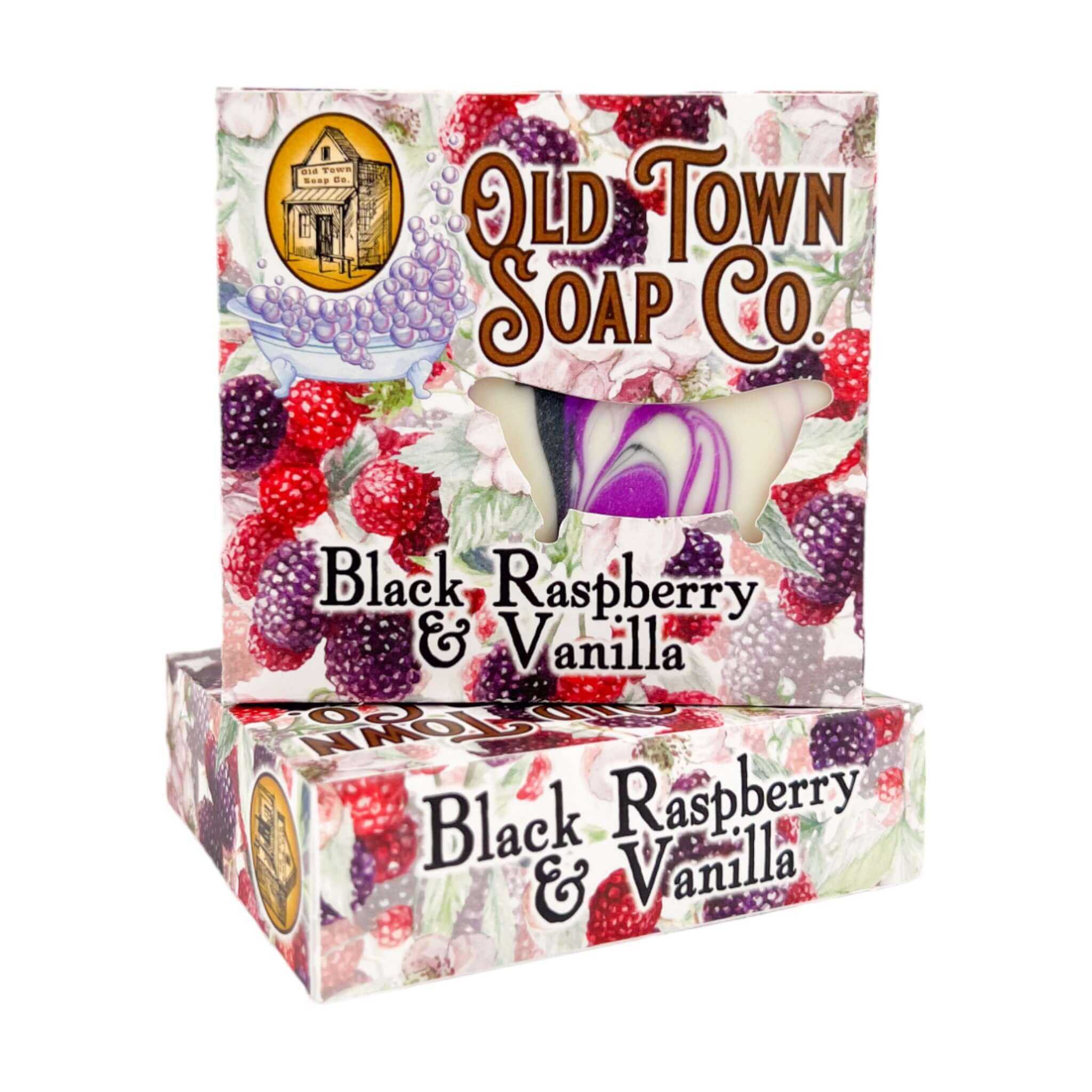 Black Raspberry & Vanilla -Bar Soap - Old Town Soap Co.