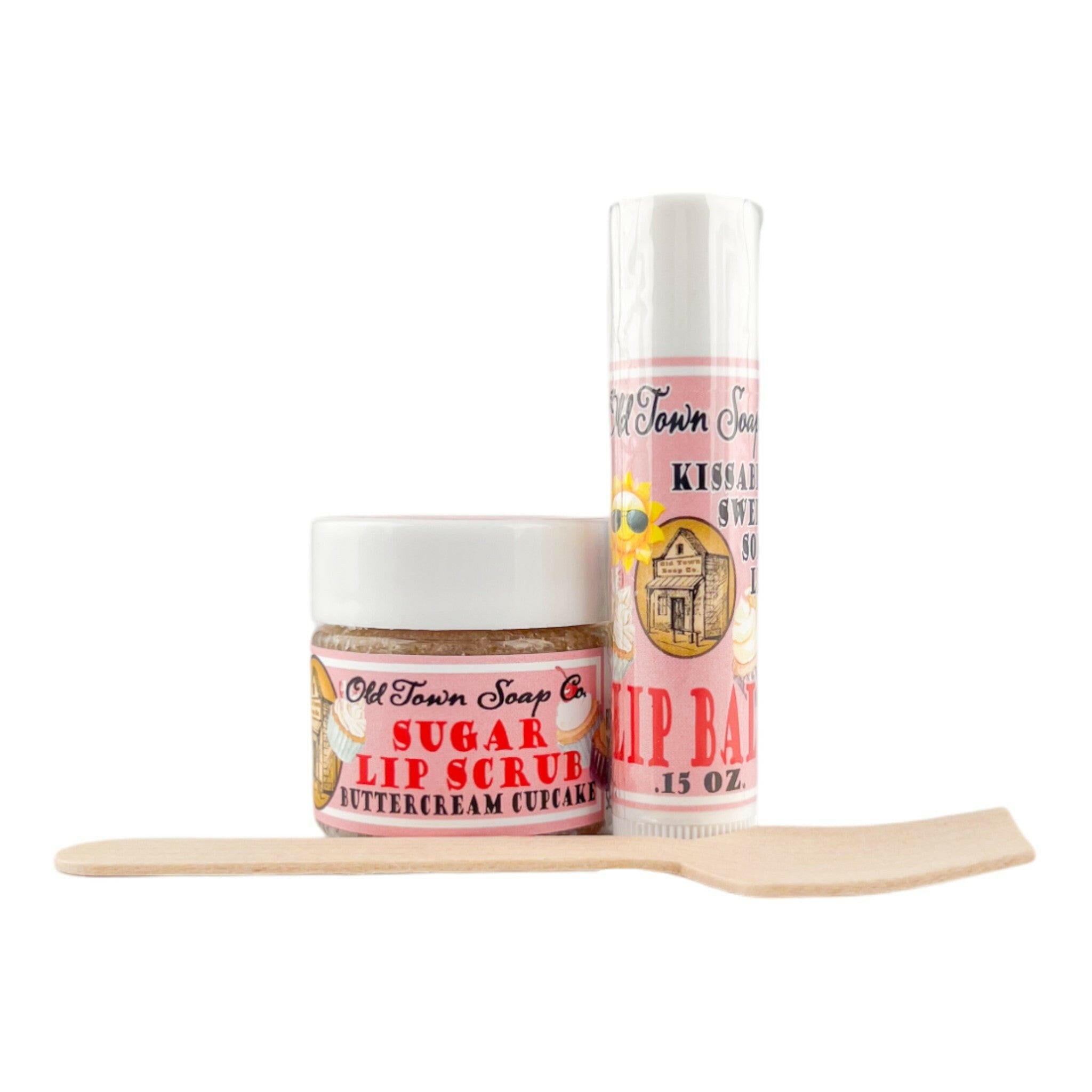 Kissable Lips Sugar Scrub & Lip Balm Kits - Old Town Soap Co.