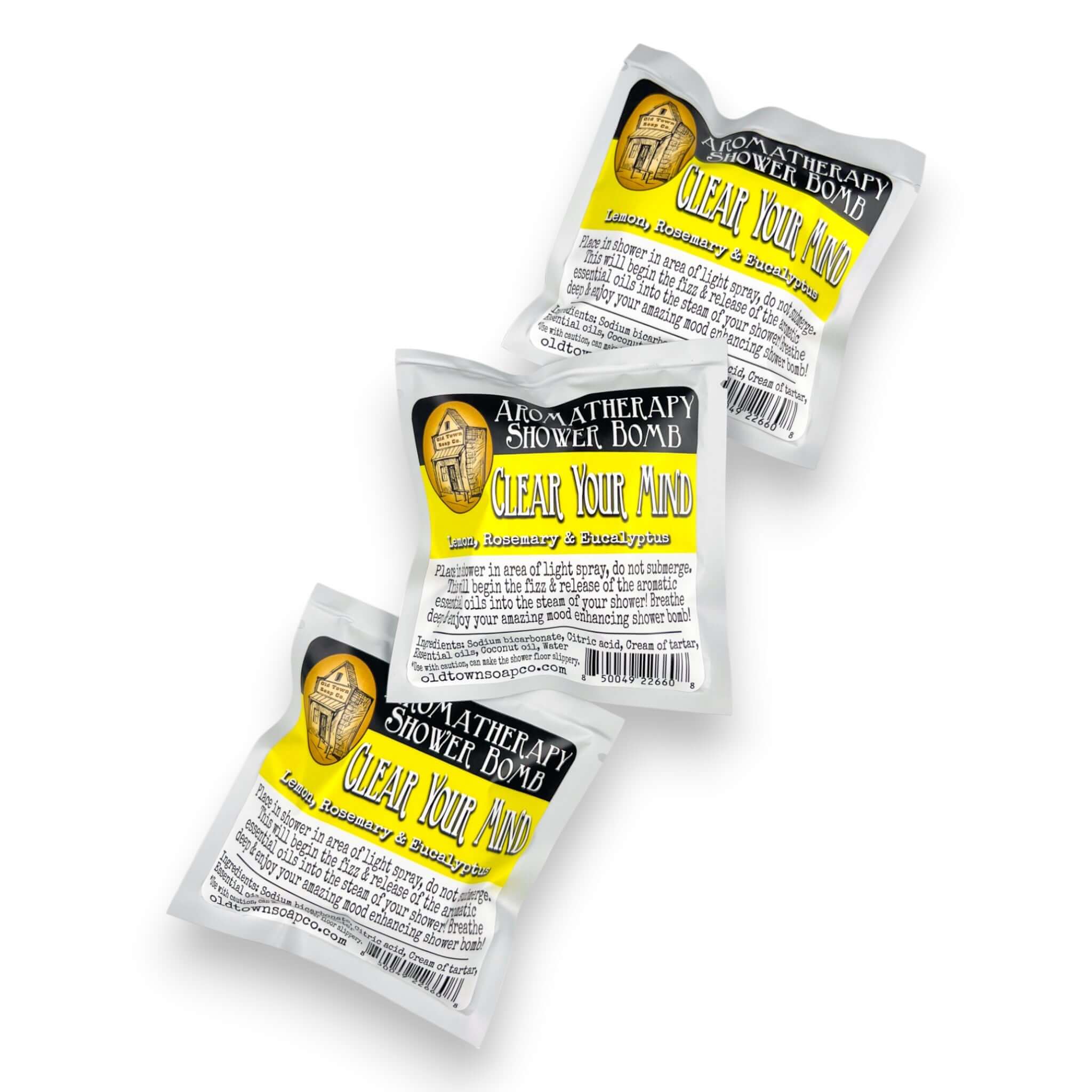 Single Aromatherapy Shower Bombs - Old Town Soap Co.