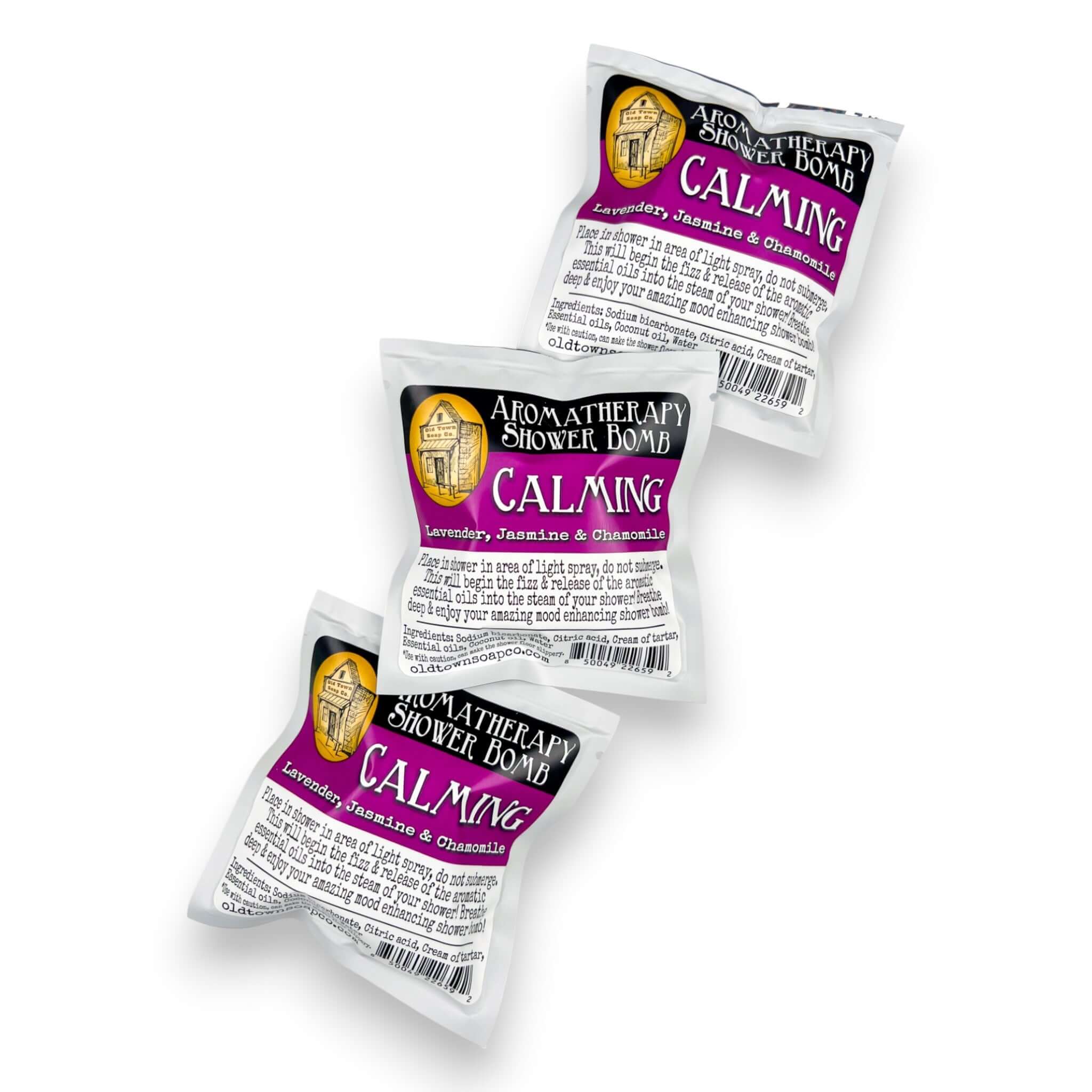 Single Aromatherapy Shower Bombs - Old Town Soap Co.