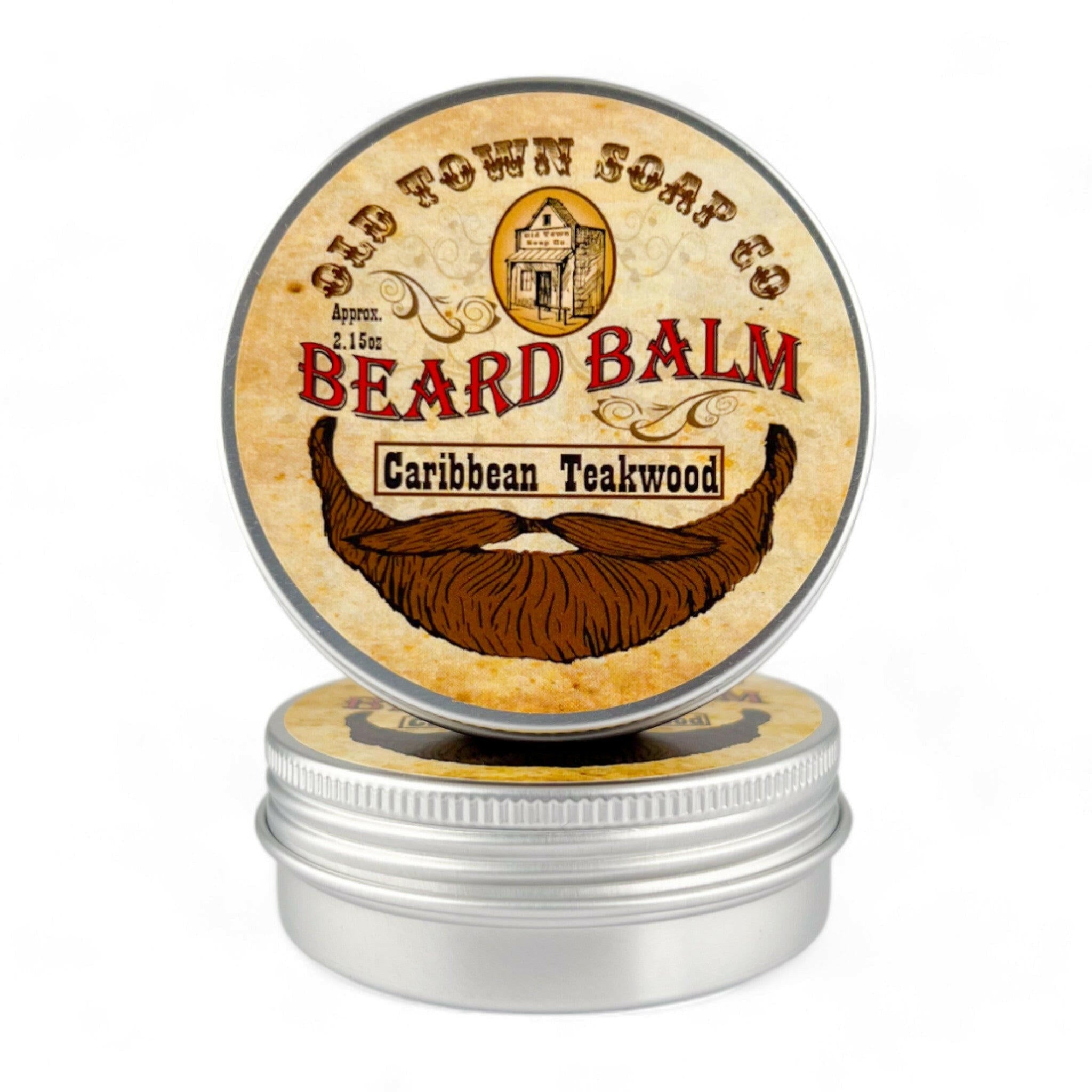 Caribbean Teakwood Beard Balm - Old Town Soap Co.