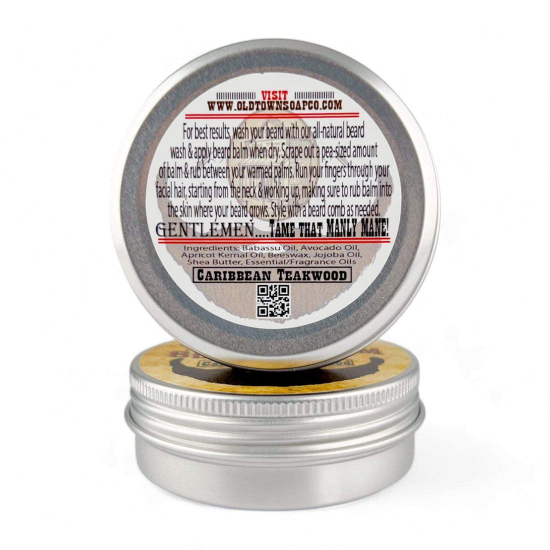 Caribbean Teakwood Beard Balm - Old Town Soap Co.