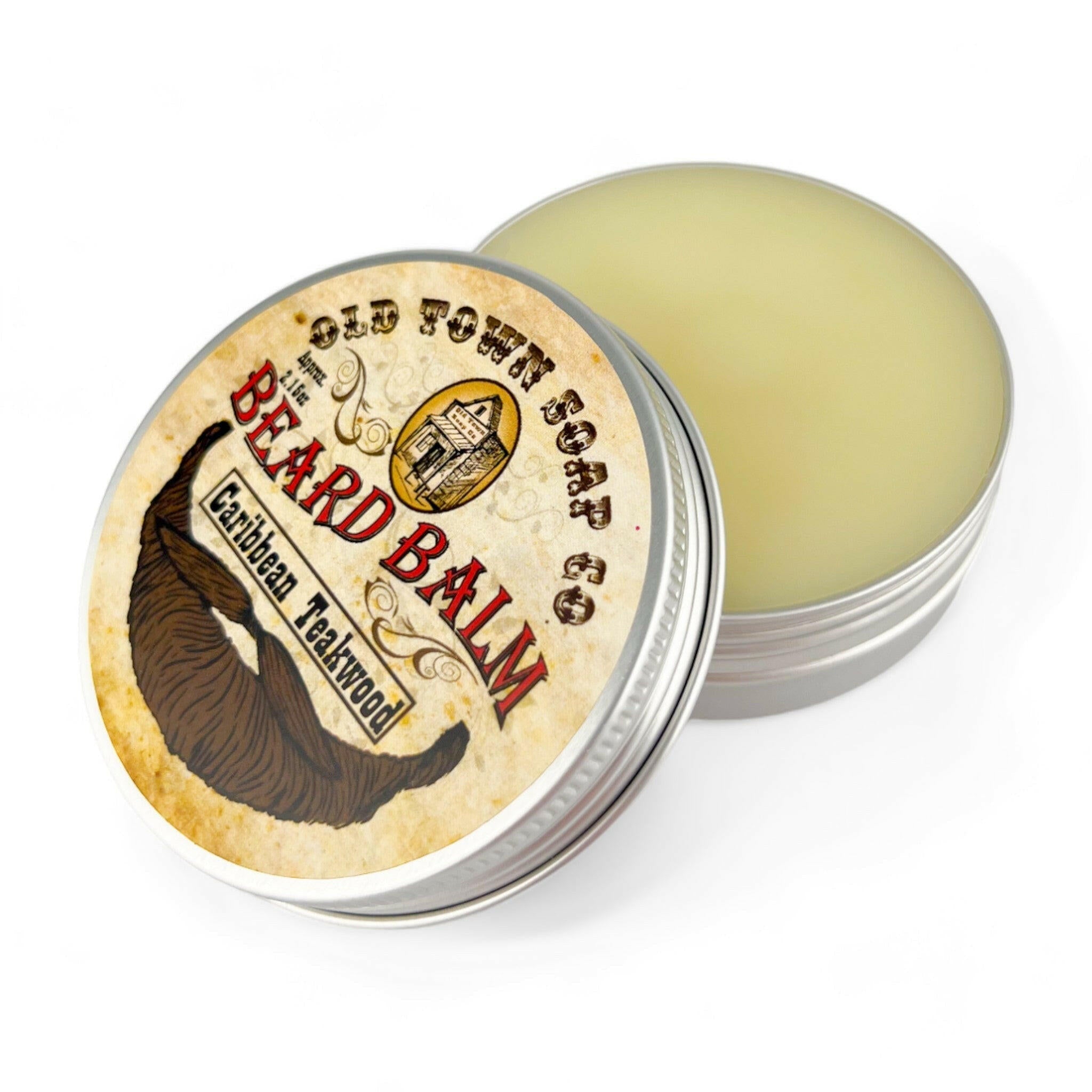 Caribbean Teakwood Beard Balm - Old Town Soap Co.