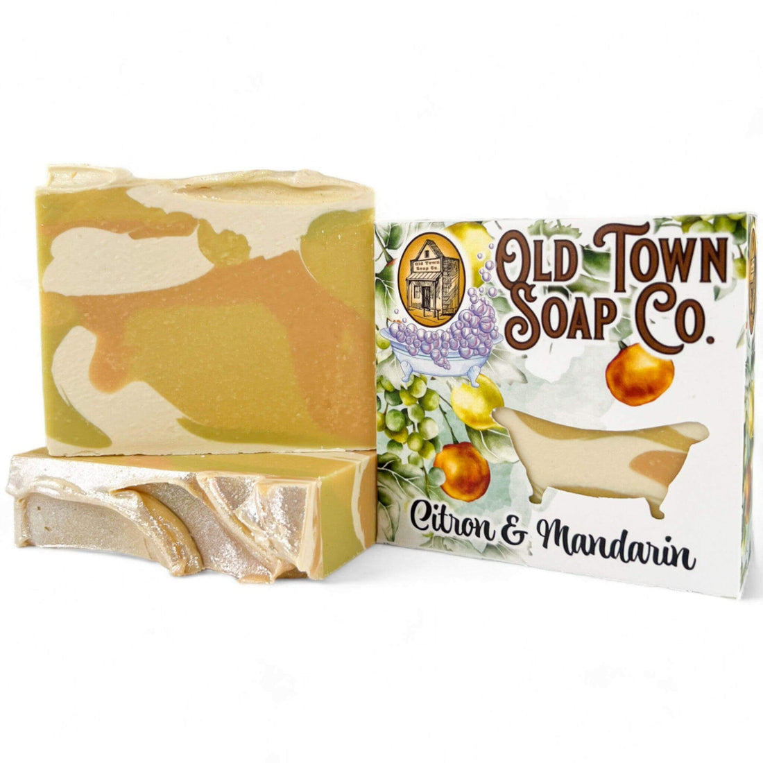 Citron & Mandarin -Bar Soap - Old Town Soap Co.