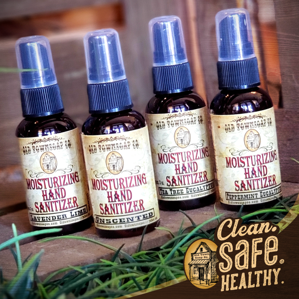 Travel Size Hand Sanitizer - Old Town Soap Co.