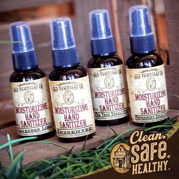 Travel Size Hand Sanitizer - Old Town Soap Co.