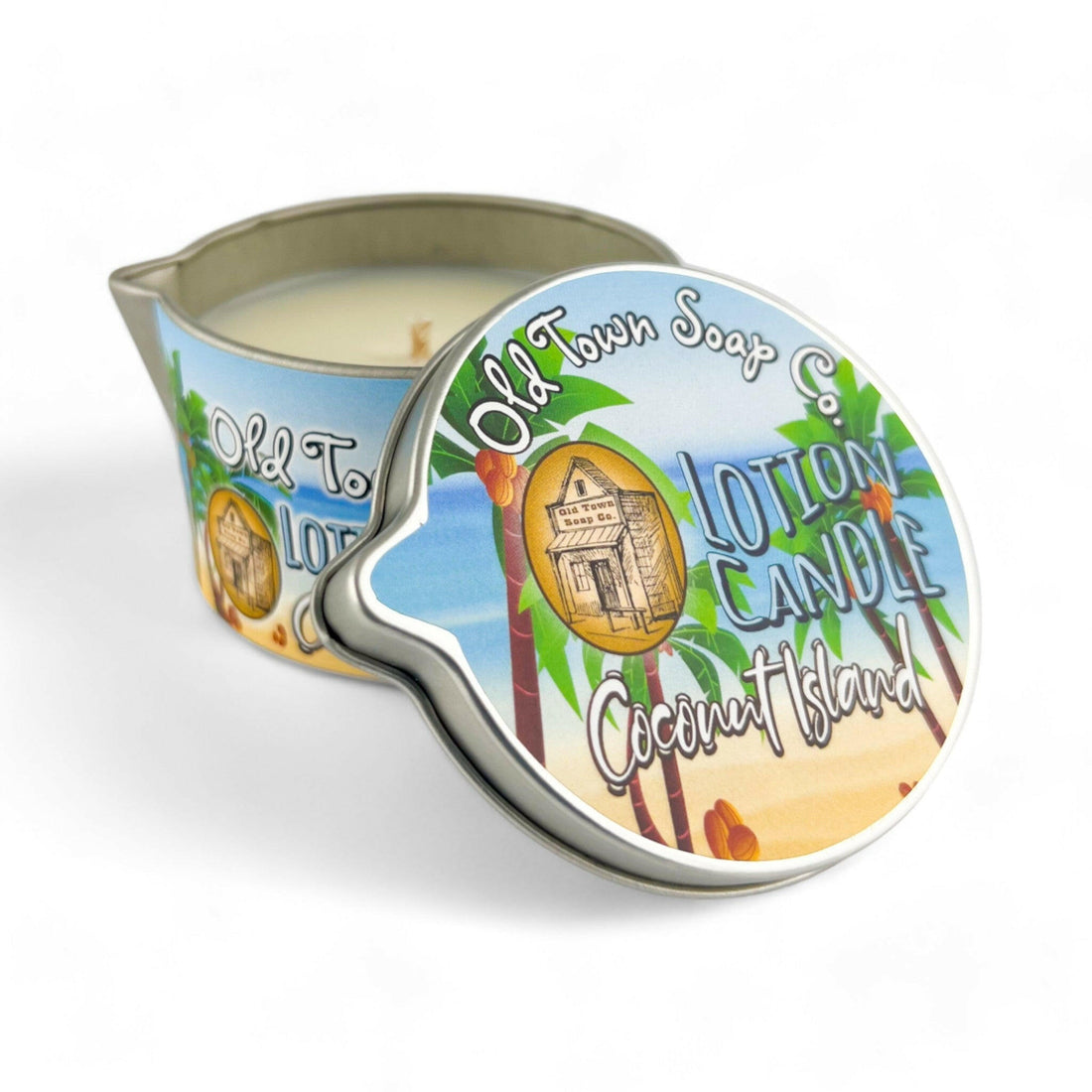 Coconut Island Lotion Candle - Old Town Soap Co.