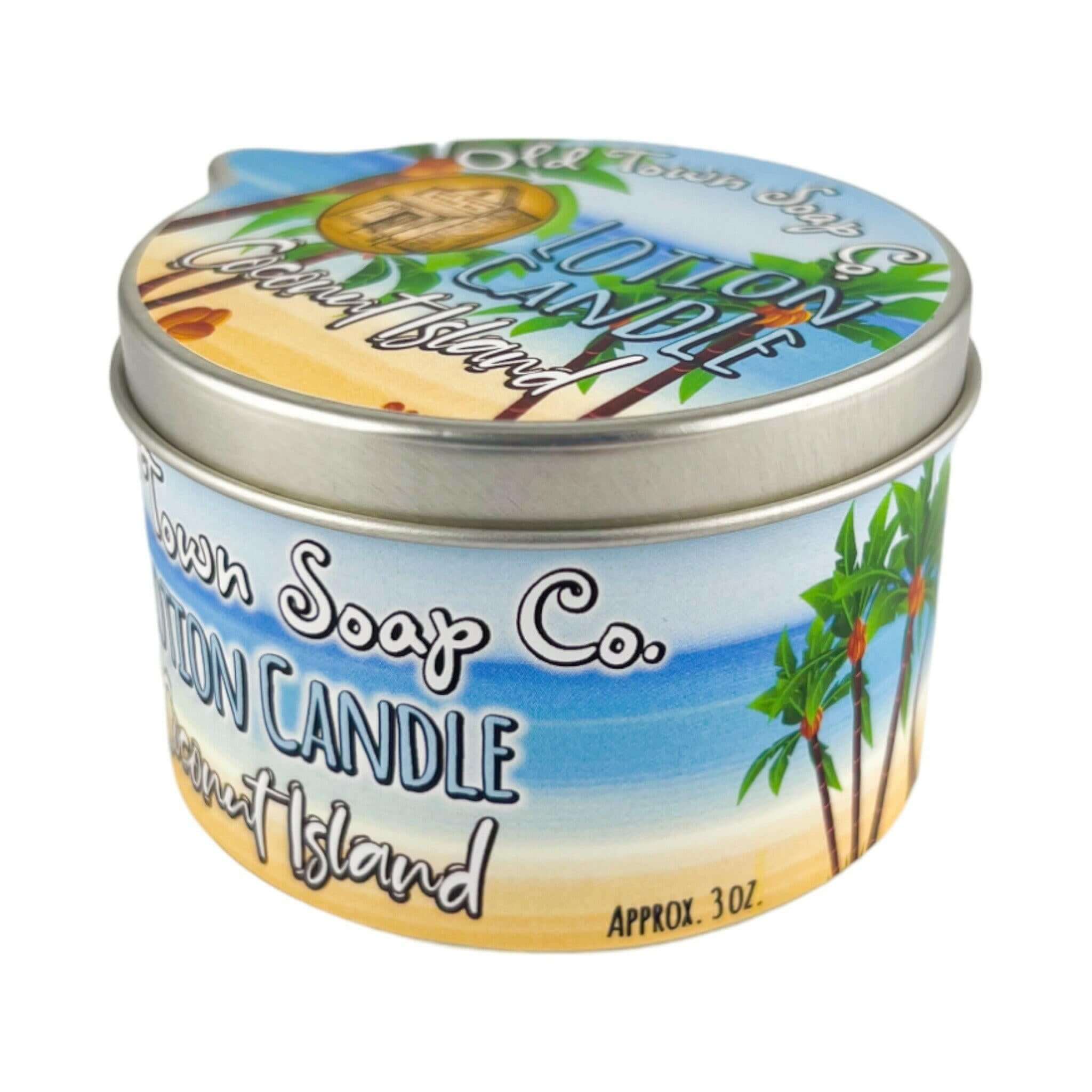 Coconut Island Lotion Candle - Old Town Soap Co.