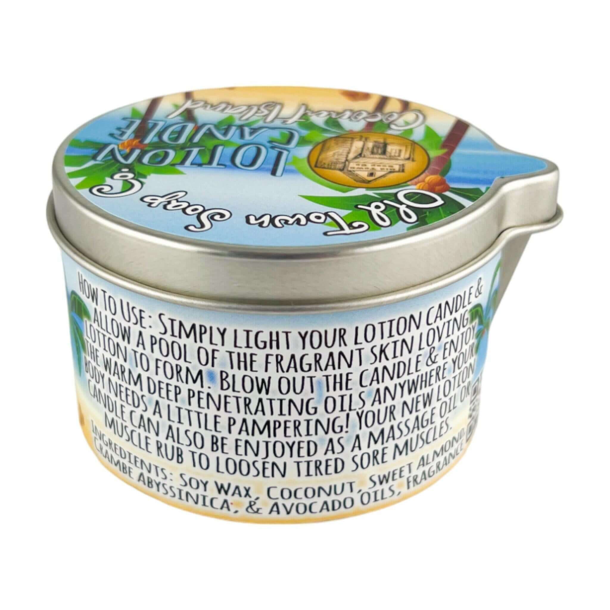 Coconut Island Lotion Candle - Old Town Soap Co.