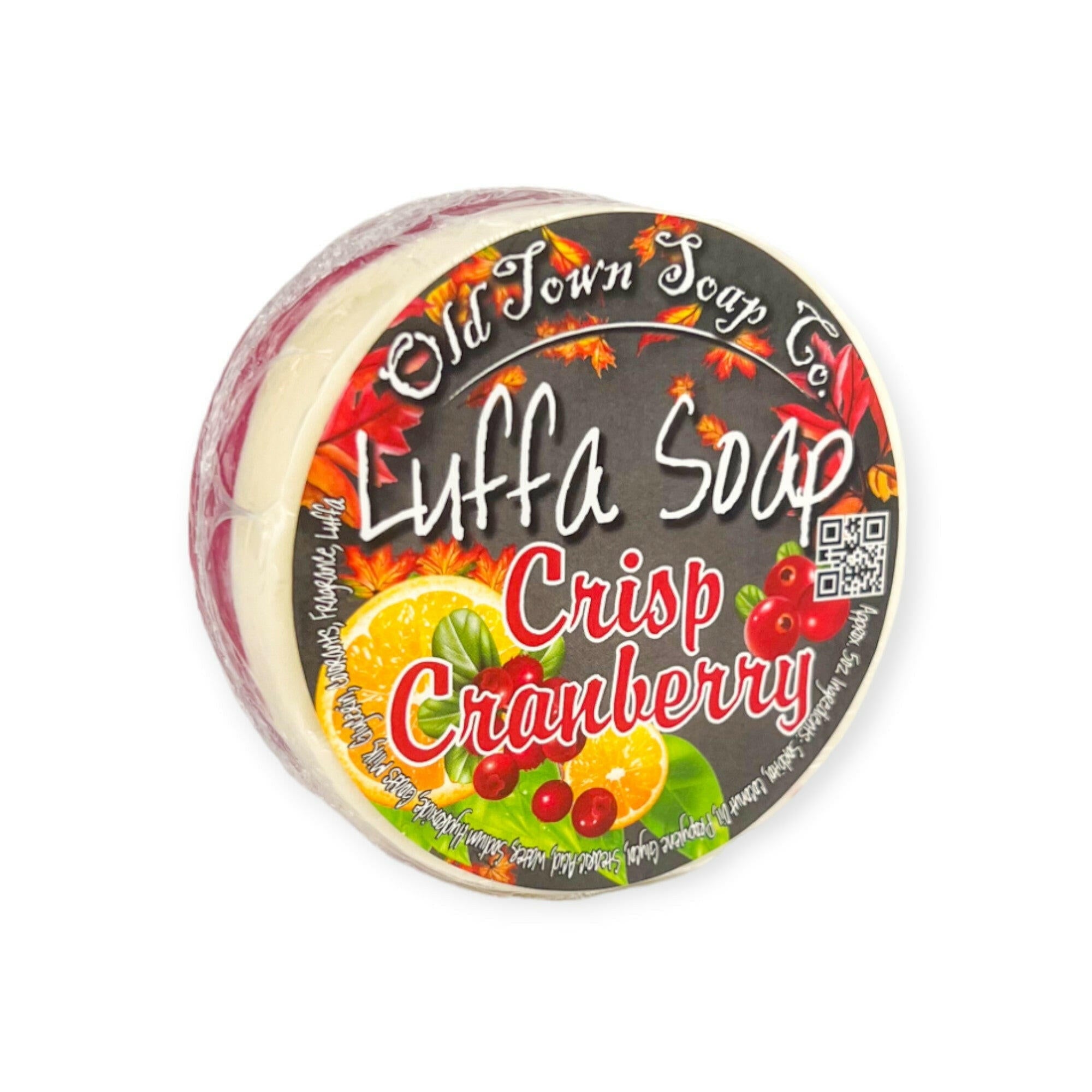 Crisp Cranberry Luffa Soap - Old Town Soap Co.