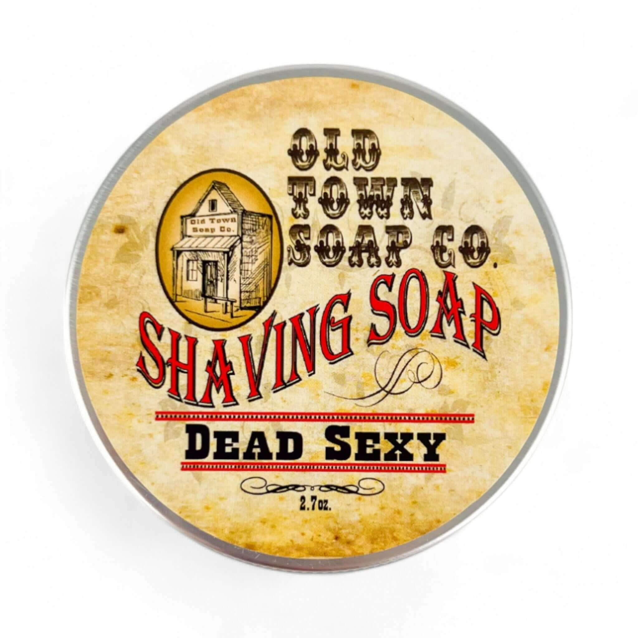 Dead Sexy -Shave Soap Tin - Old Town Soap Co.