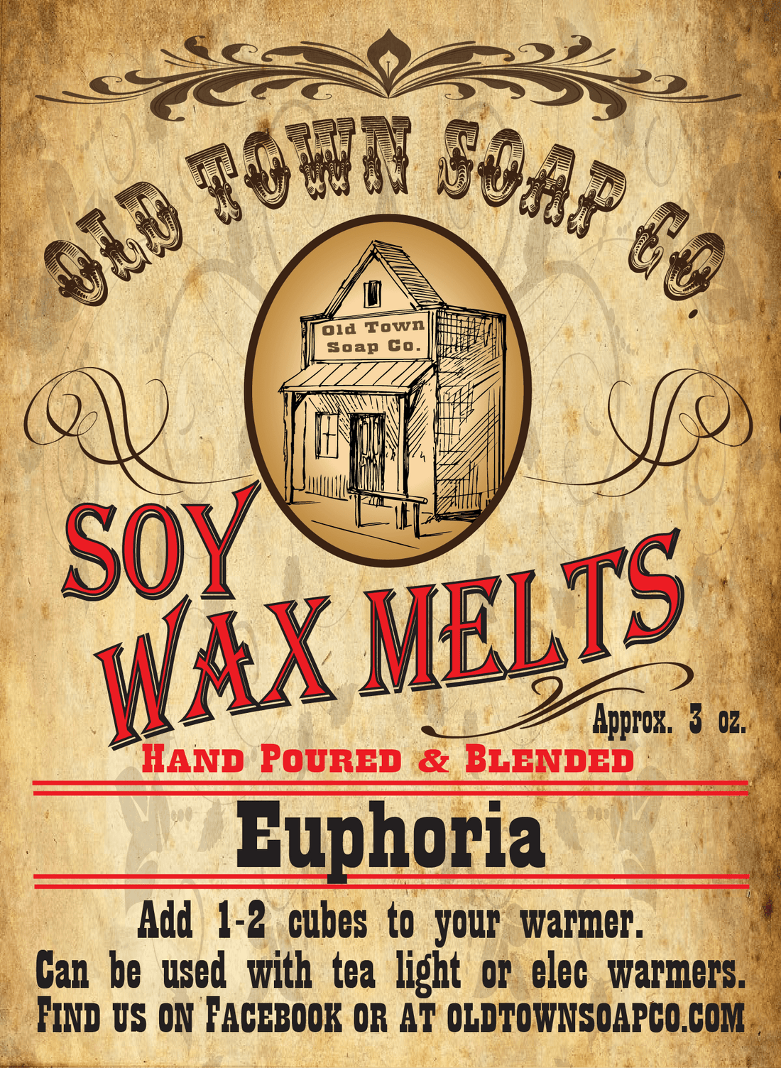 Euphoria Wax Melts - Old Town Soap Co.