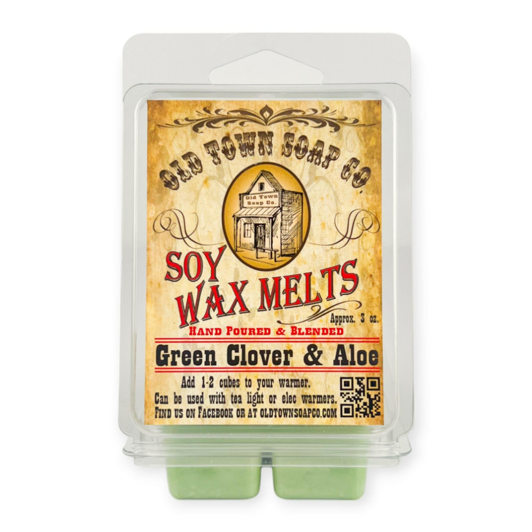 Green Clover & Aloe Wax Melts - Old Town Soap Co.