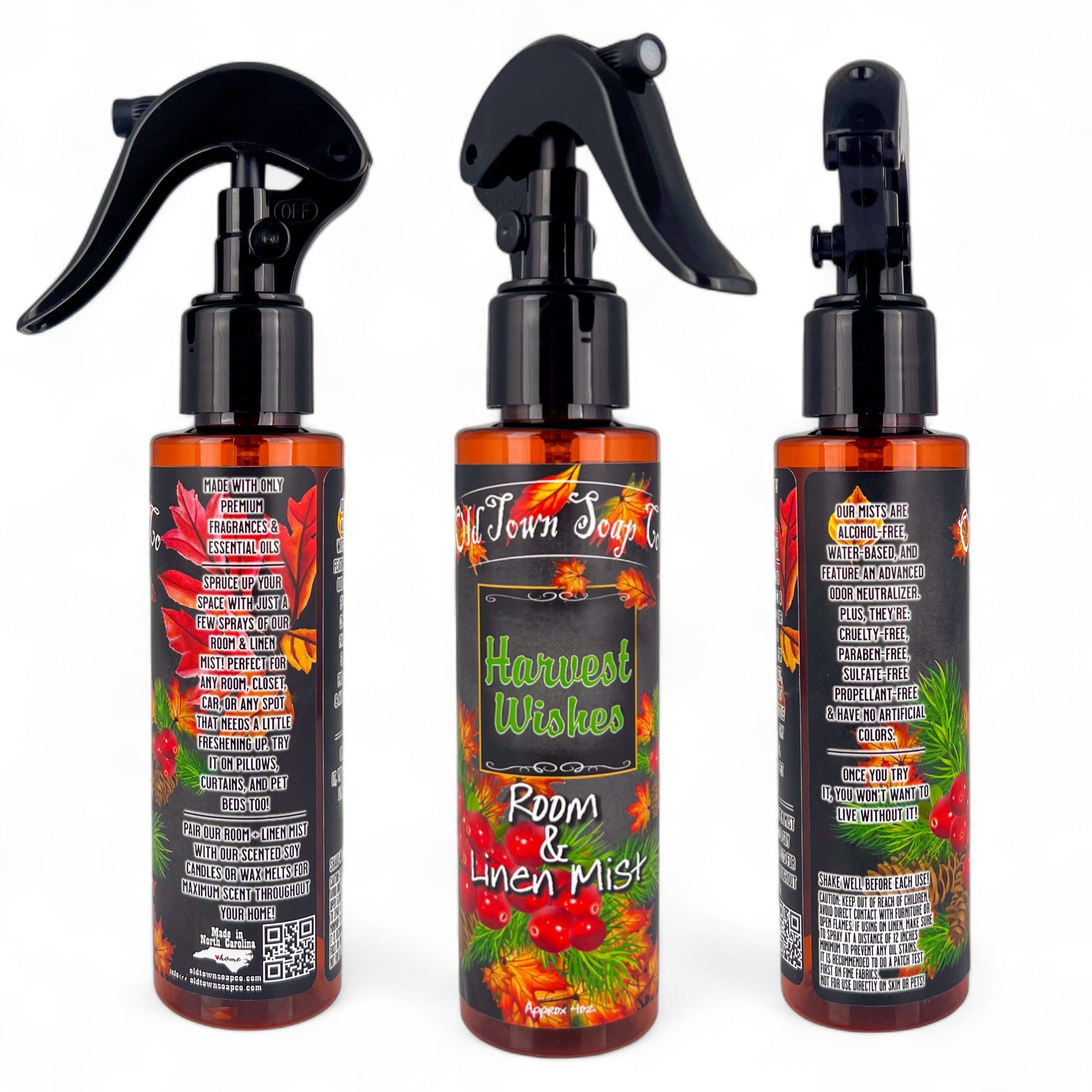 Harvest Wishes -Room+Linen Mist - Old Town Soap Co.