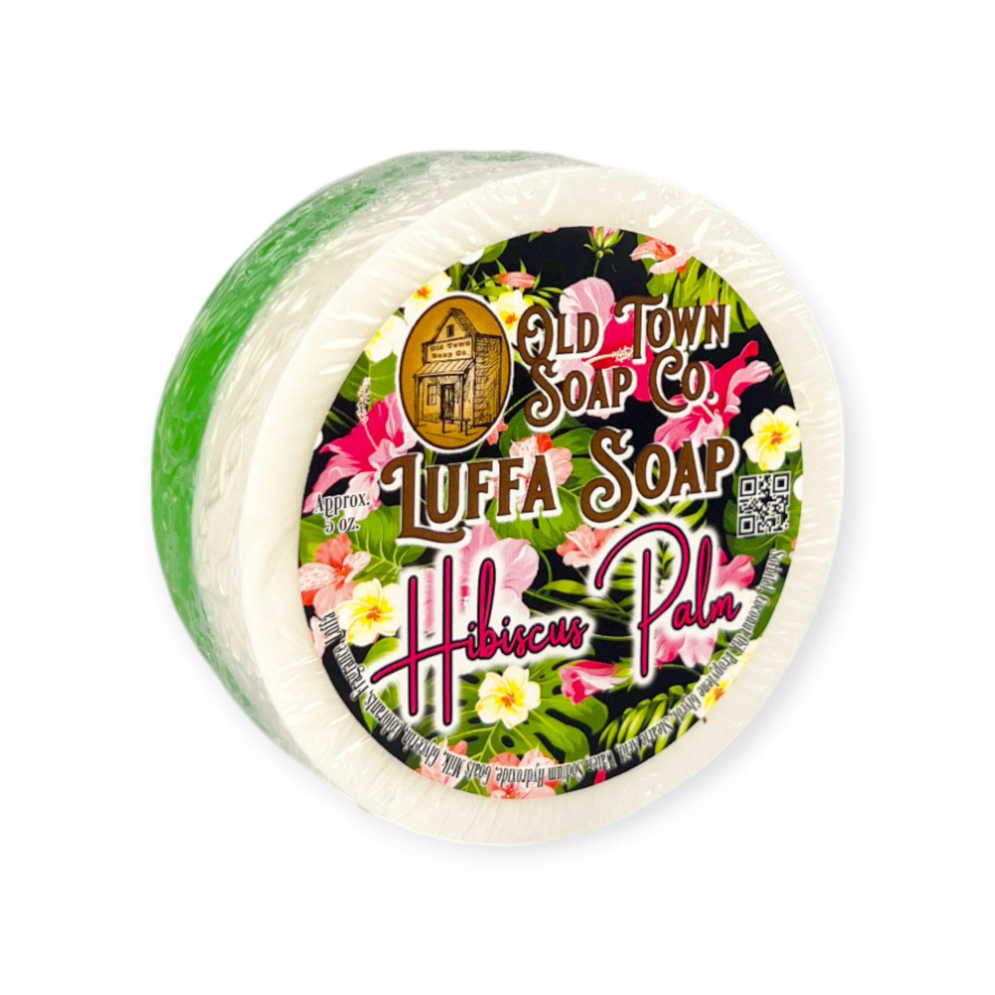 Hibiscus Palm -Luffa Soap
