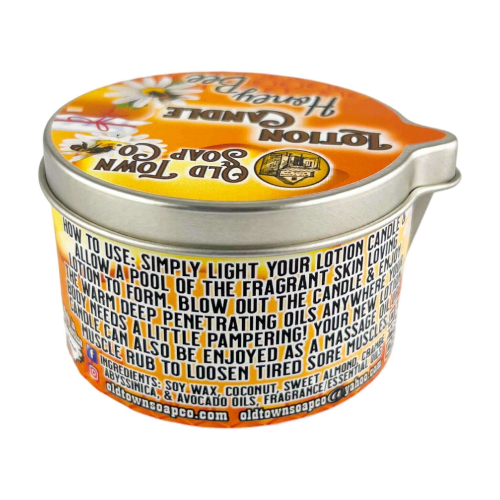 Honey Bee Lotion Candle - Old Town Soap Co.