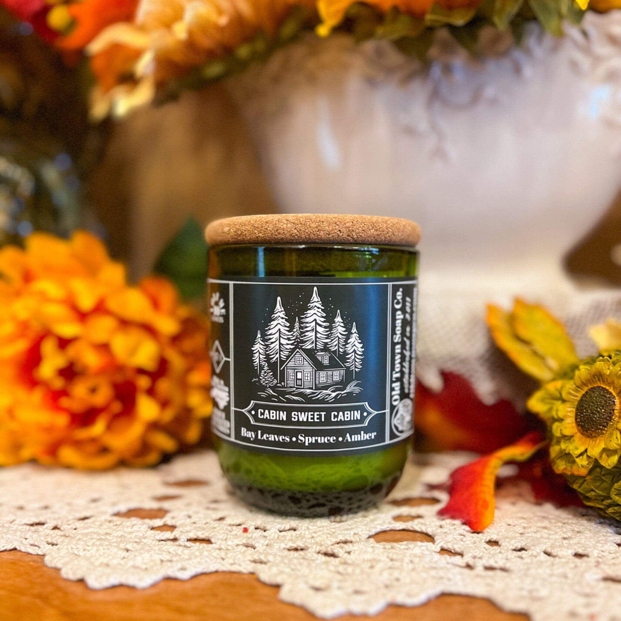 Cabin Sweet Cabin Wood Wick Candle - Old Town Soap Co.