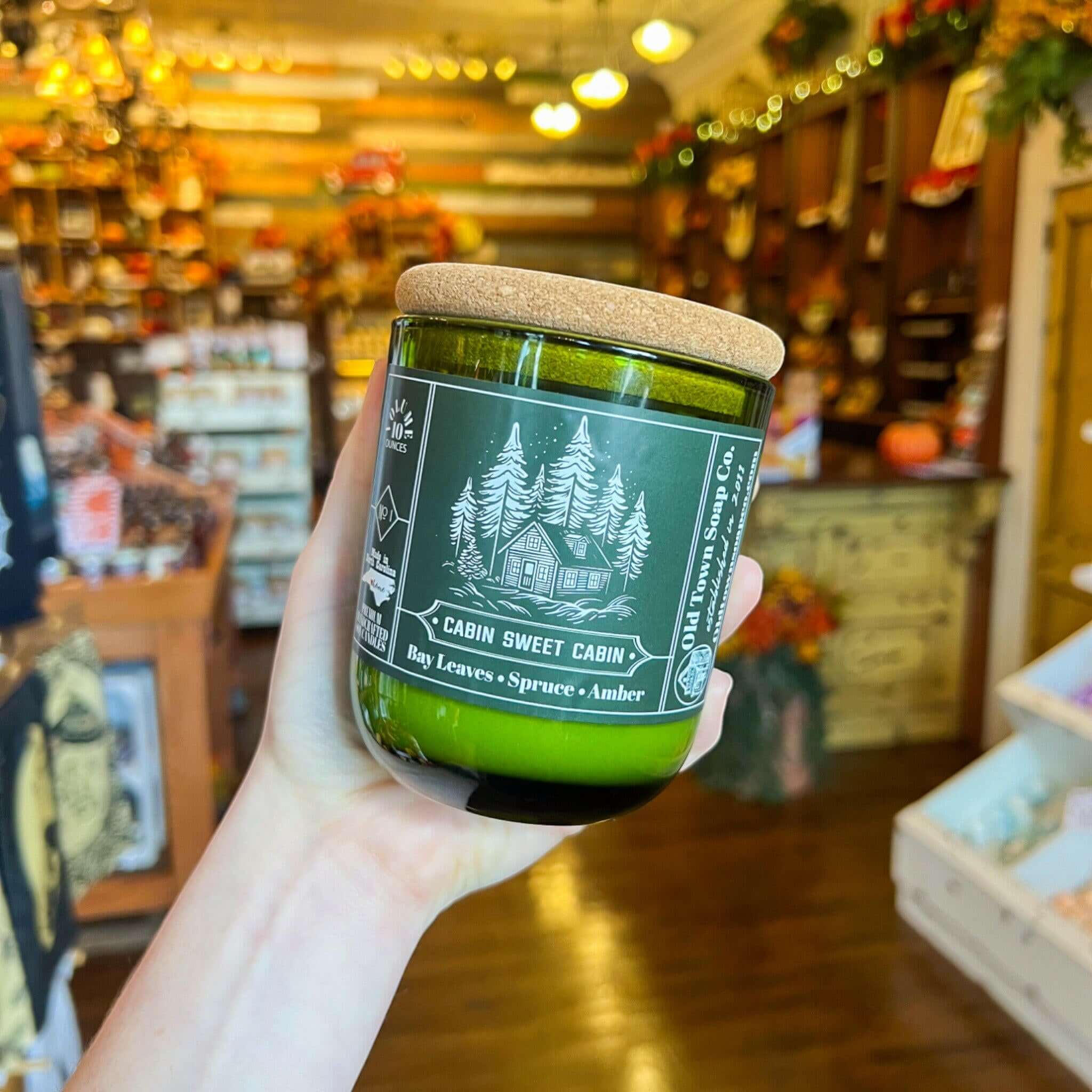 Cabin Sweet Cabin Wood Wick Candle - Old Town Soap Co.