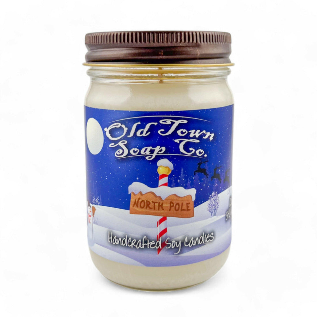 North Pole Christmas Candles