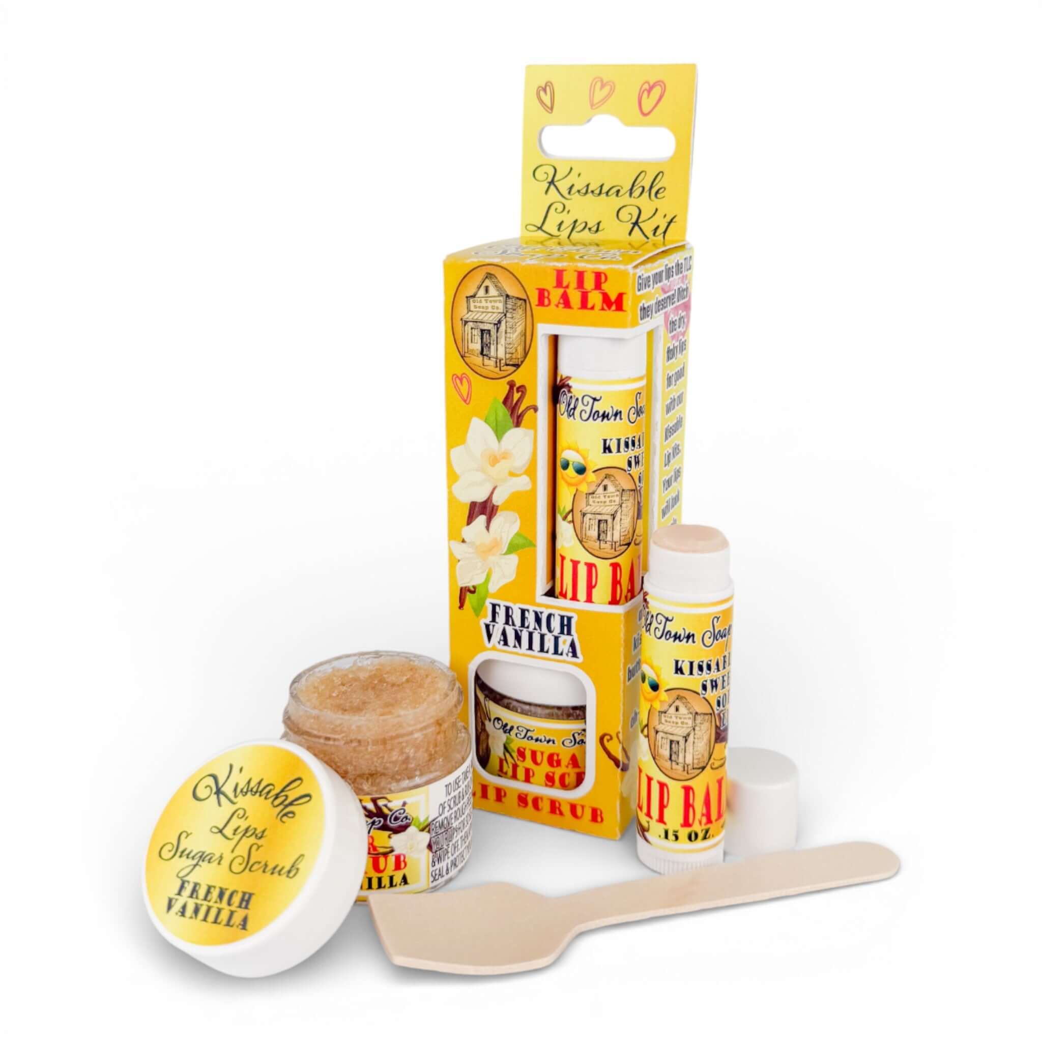 Kissable Lips Sugar Scrub & Lip Balm Kits - Old Town Soap Co.