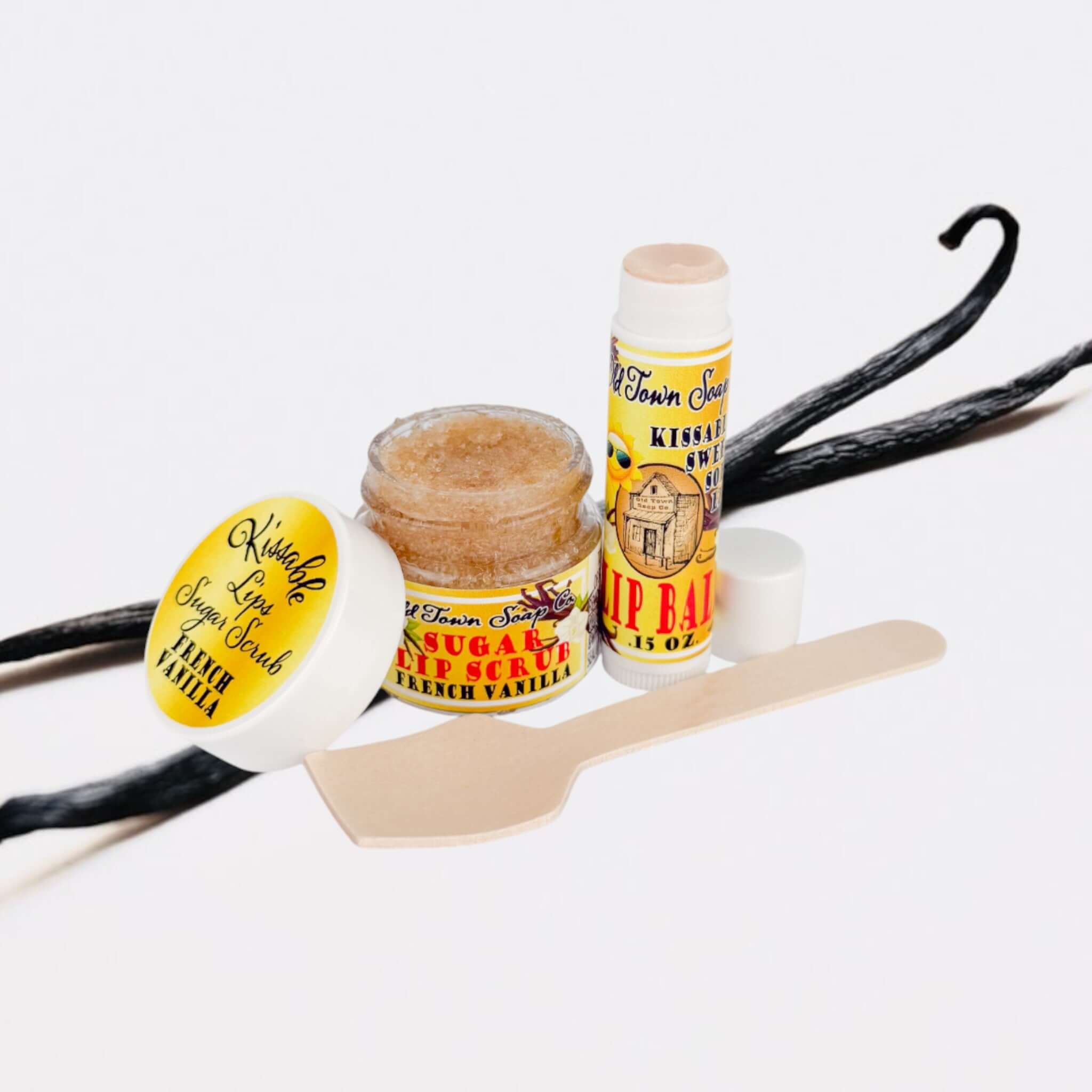 Kissable Lips Sugar Scrub & Lip Balm Kits - Old Town Soap Co.
