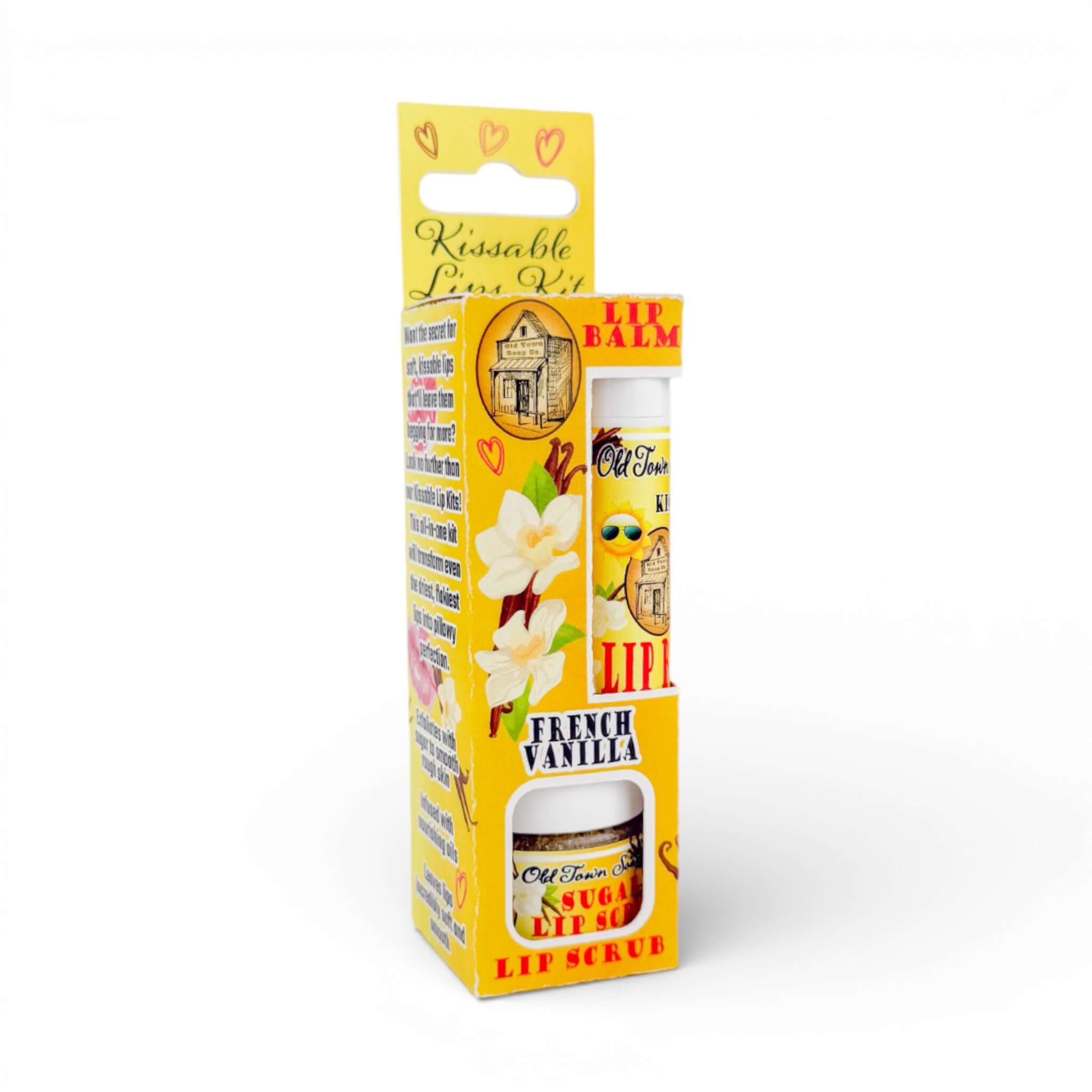 Kissable Lips Sugar Scrub & Lip Balm Kits - Old Town Soap Co.