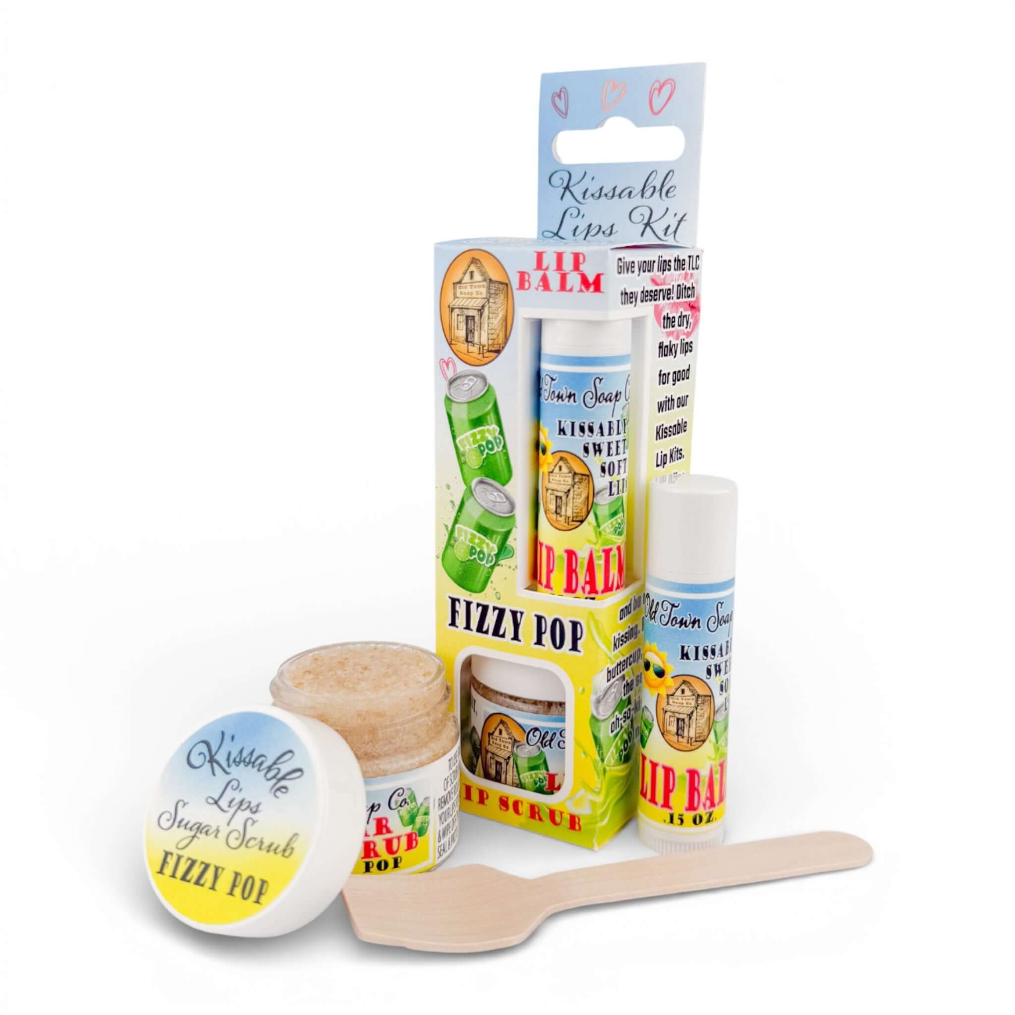 Kissable Lips Sugar Scrub & Lip Balm Kits - Old Town Soap Co.