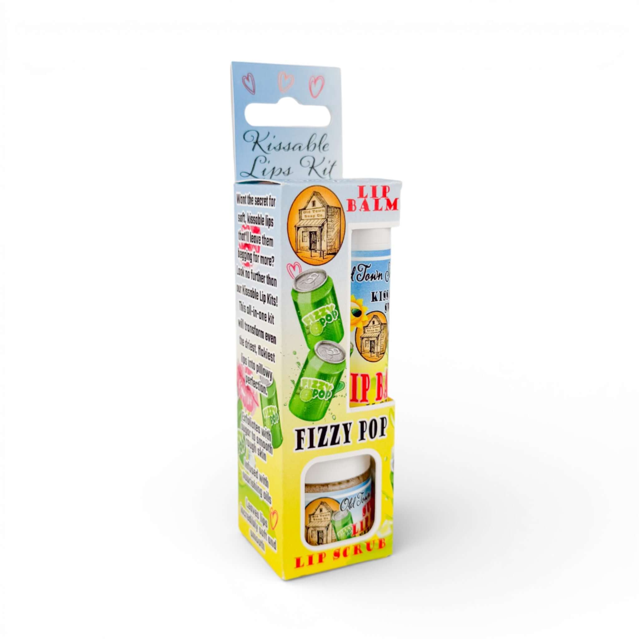 Kissable Lips Sugar Scrub & Lip Balm Kits - Old Town Soap Co.