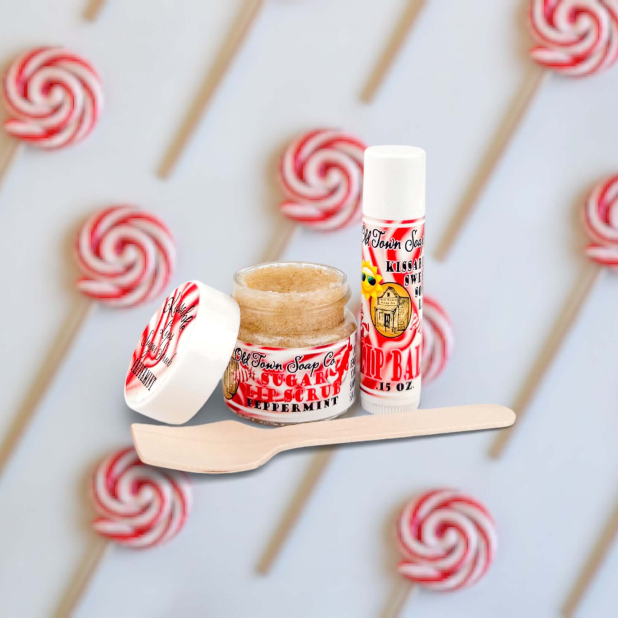 Kissable Lips Sugar Scrub & Lip Balm Kits - Old Town Soap Co.