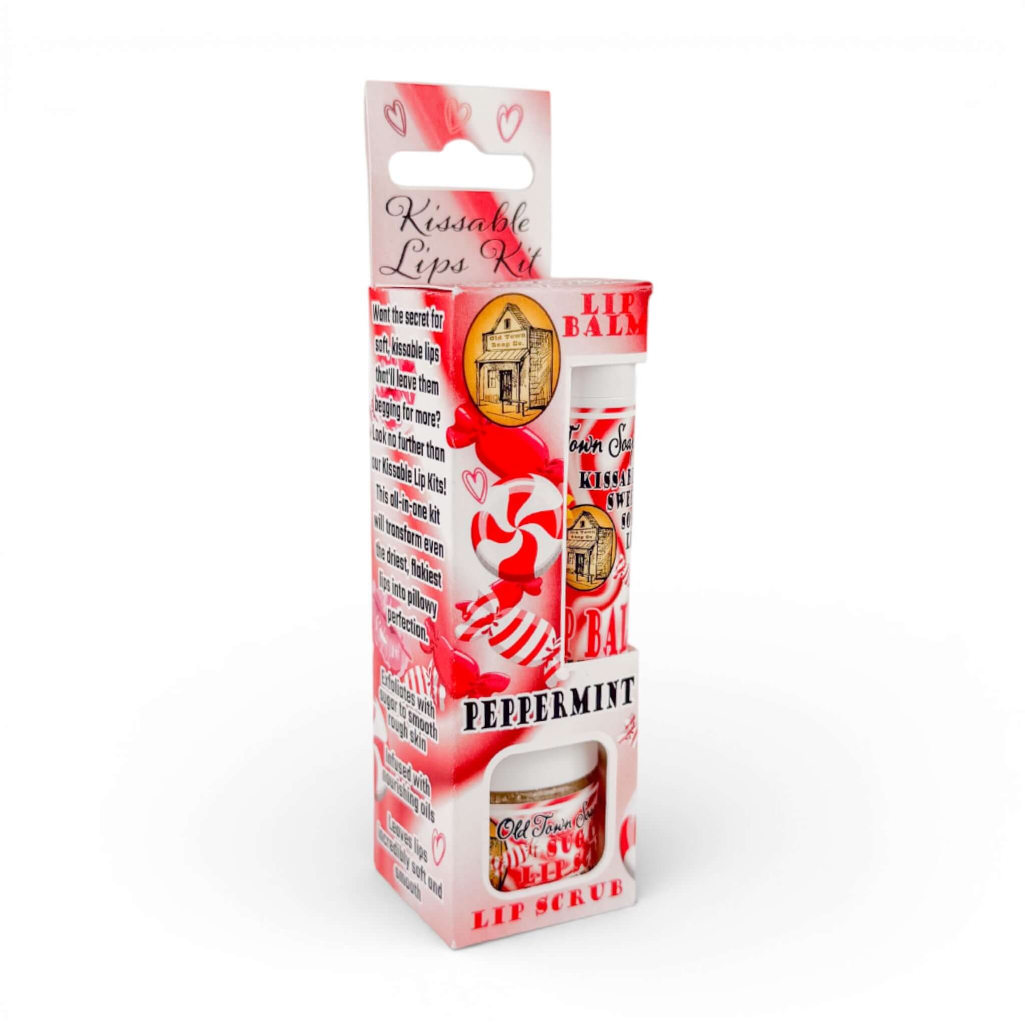 Kissable Lips Sugar Scrub & Lip Balm Kits - Old Town Soap Co.