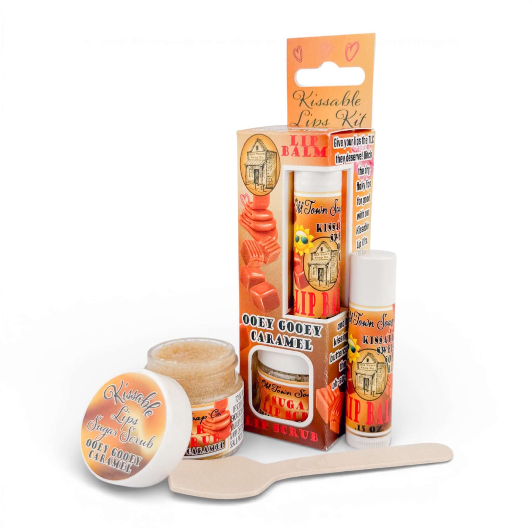 Kissable Lips Sugar Scrub & Lip Balm Kits - Old Town Soap Co.