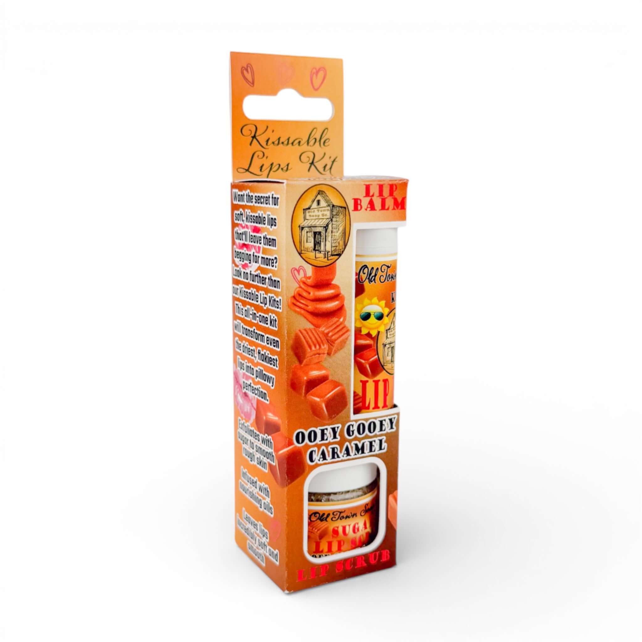 Kissable Lips Sugar Scrub & Lip Balm Kits - Old Town Soap Co.