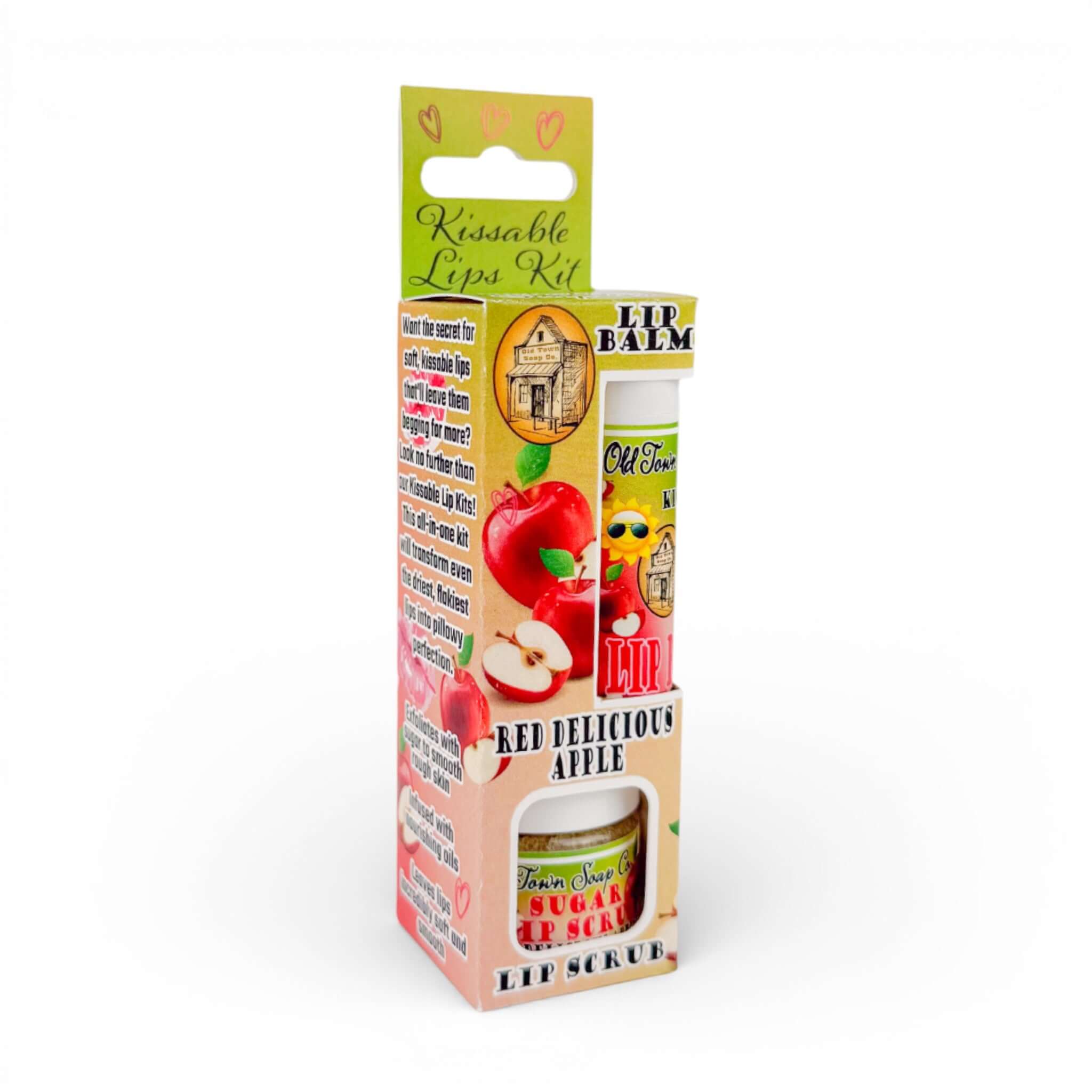Kissable Lips Sugar Scrub & Lip Balm Kits - Old Town Soap Co.