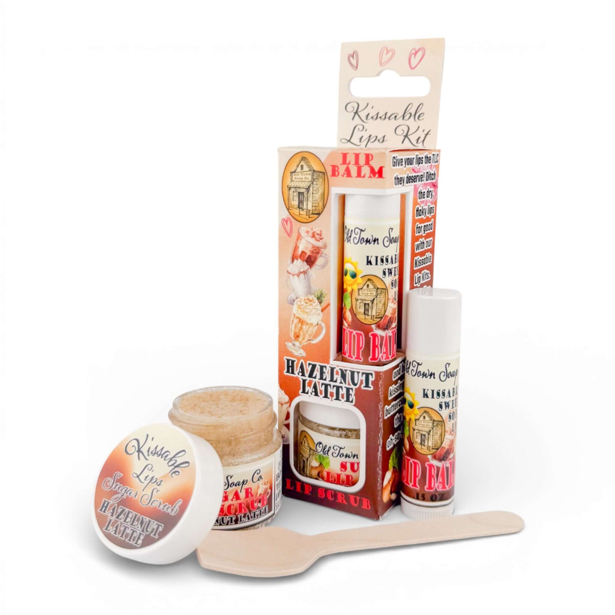 Kissable Lips Sugar Scrub & Lip Balm Kits - Old Town Soap Co.