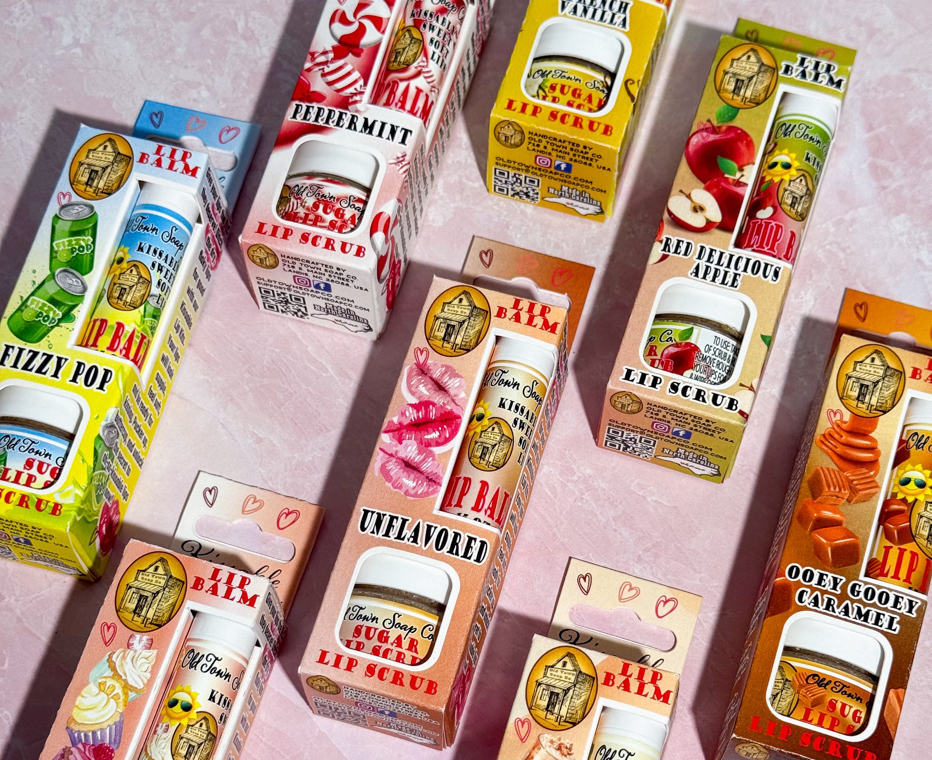 Kissable Lips Sugar Scrub & Lip Balm Kits