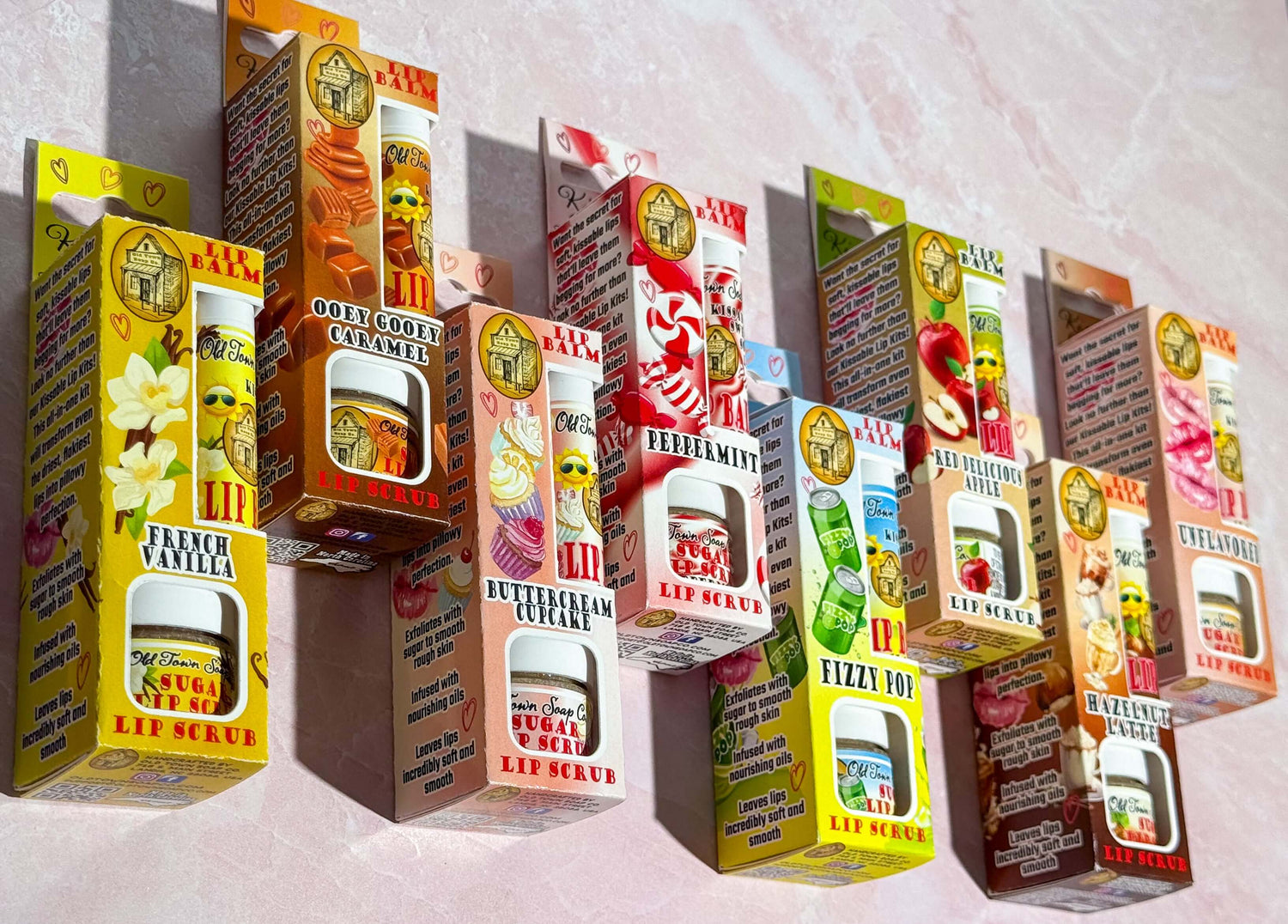 Kissable Lips Sugar Scrub & Lip Balm Kits - Old Town Soap Co.